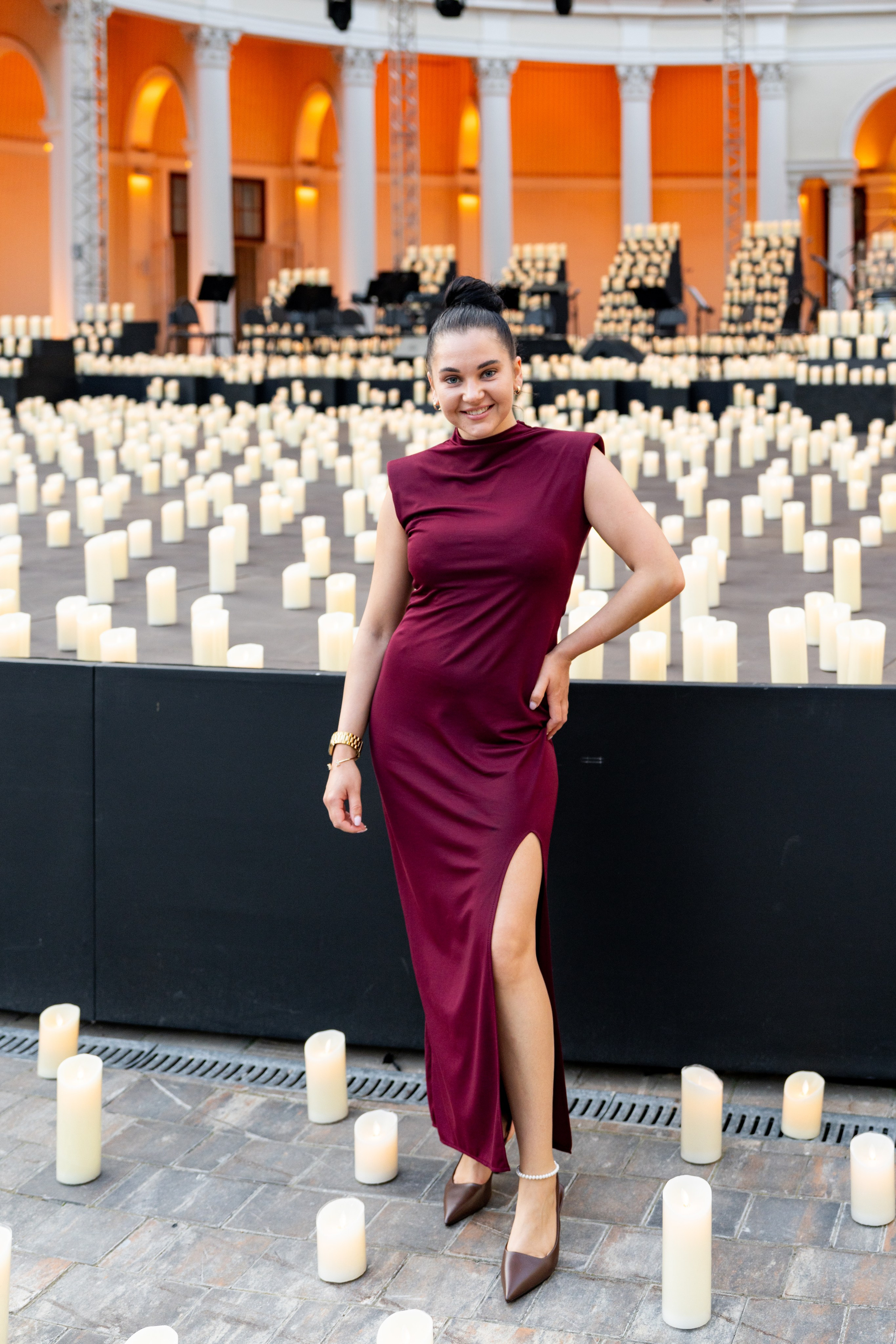 Симфонический оркестр Lumisfera при свечах. Фотограф Никита Комаров