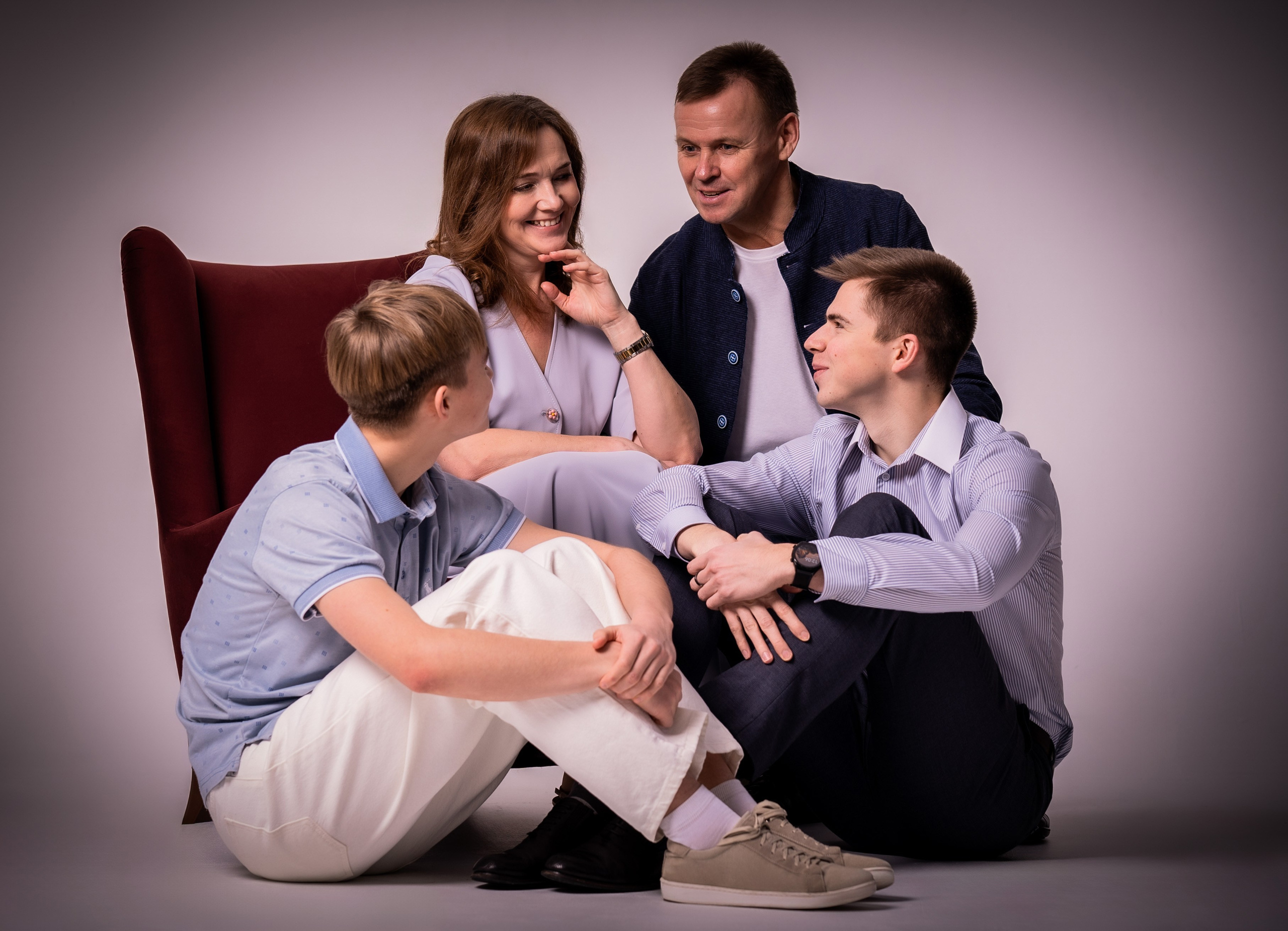 Семейная фотосъемка. Студия создания контента «Exposia»