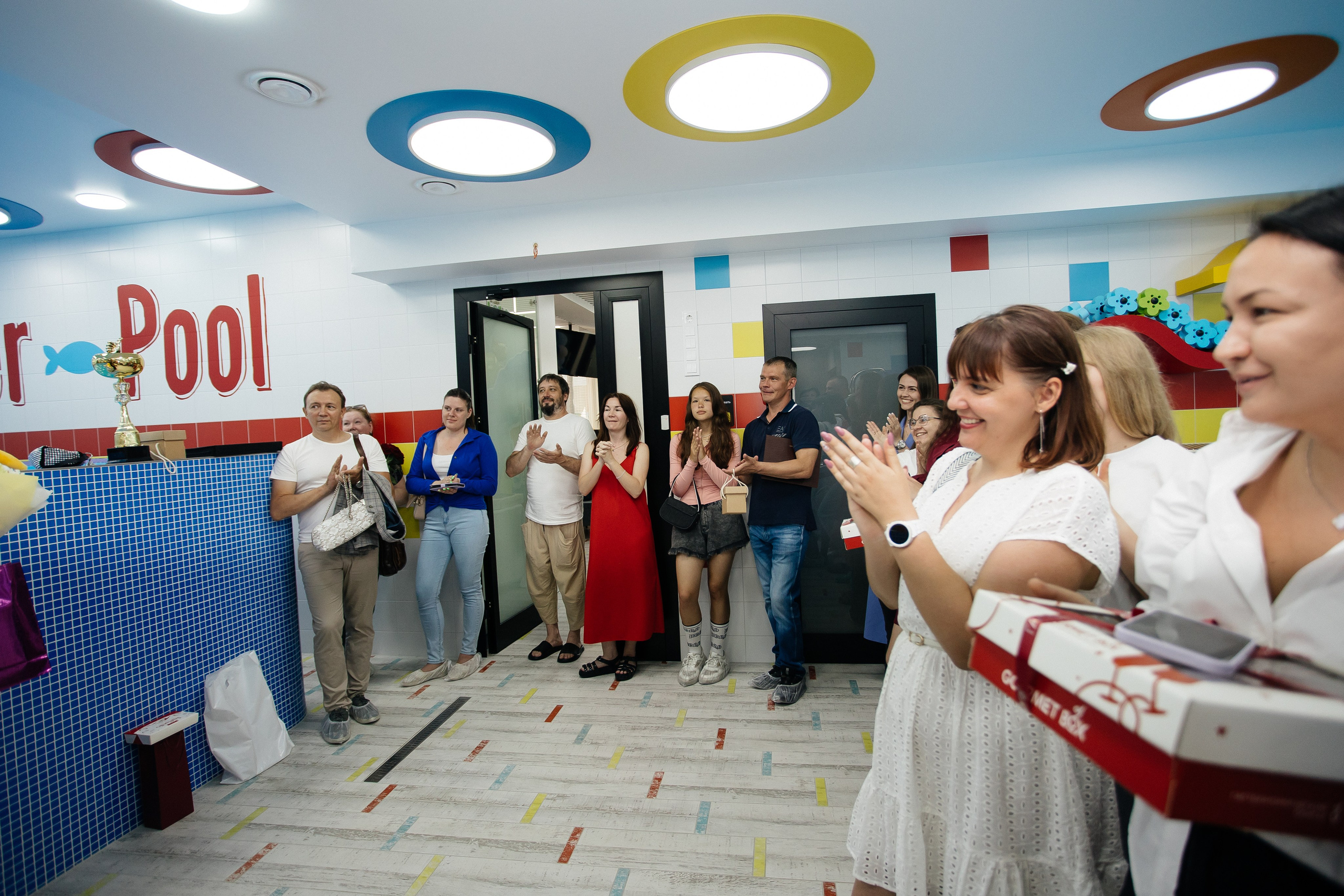 Открытие бассейна. Фотограф в Иркутске