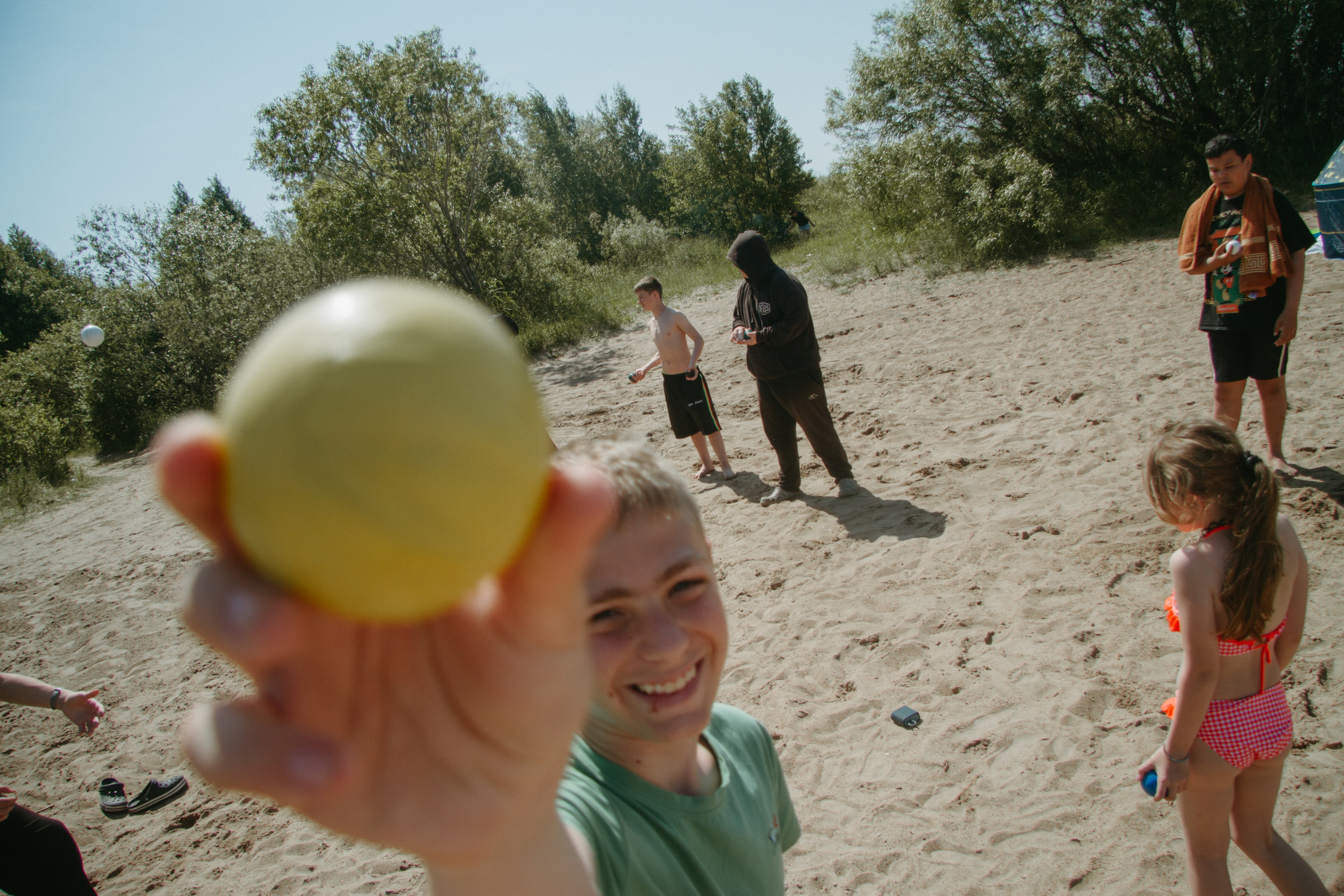 Тренировка по жонглированию