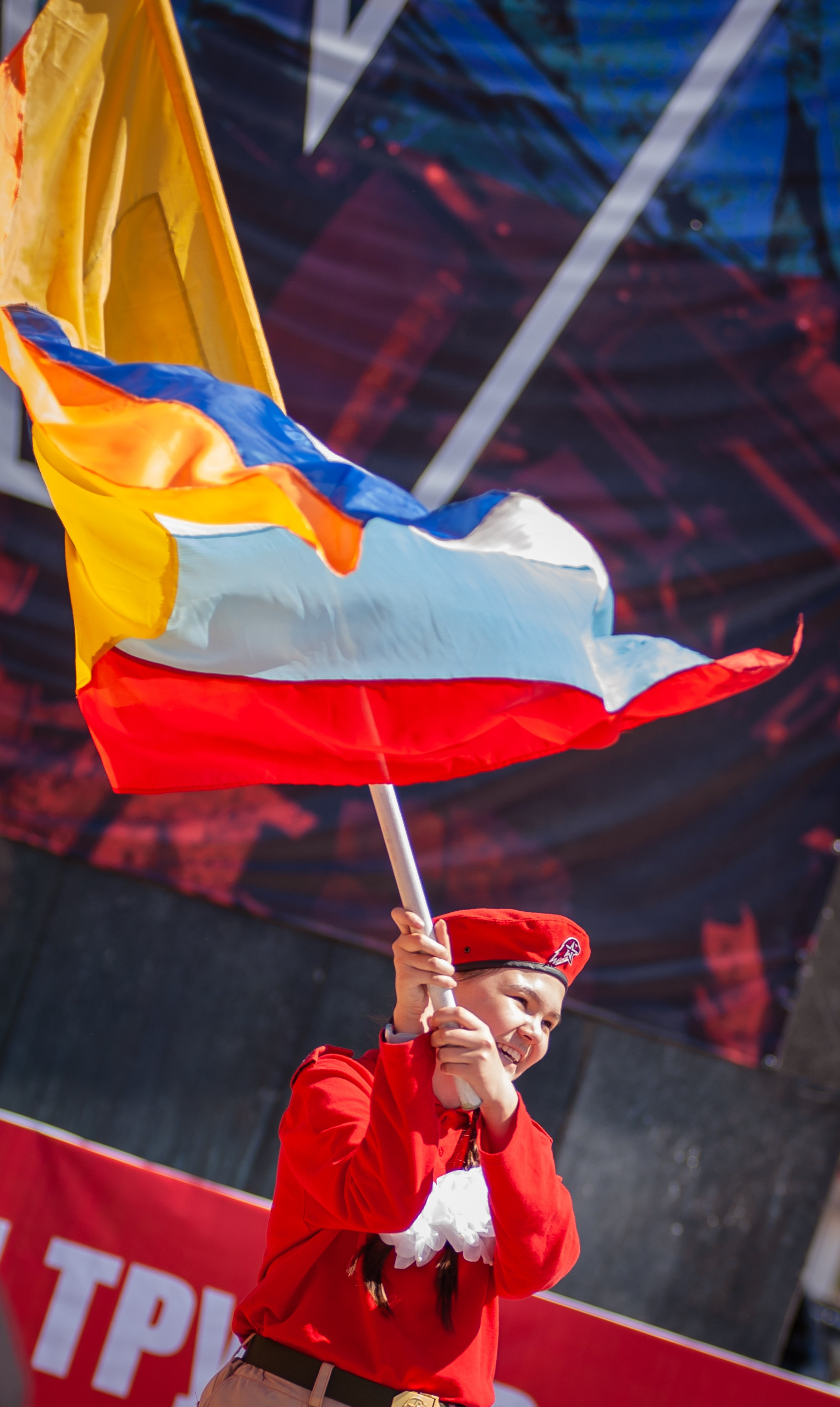 8 Мая. Парад ЮнАрмии. Андреева Александра фотограф в г. Улан-Удэ