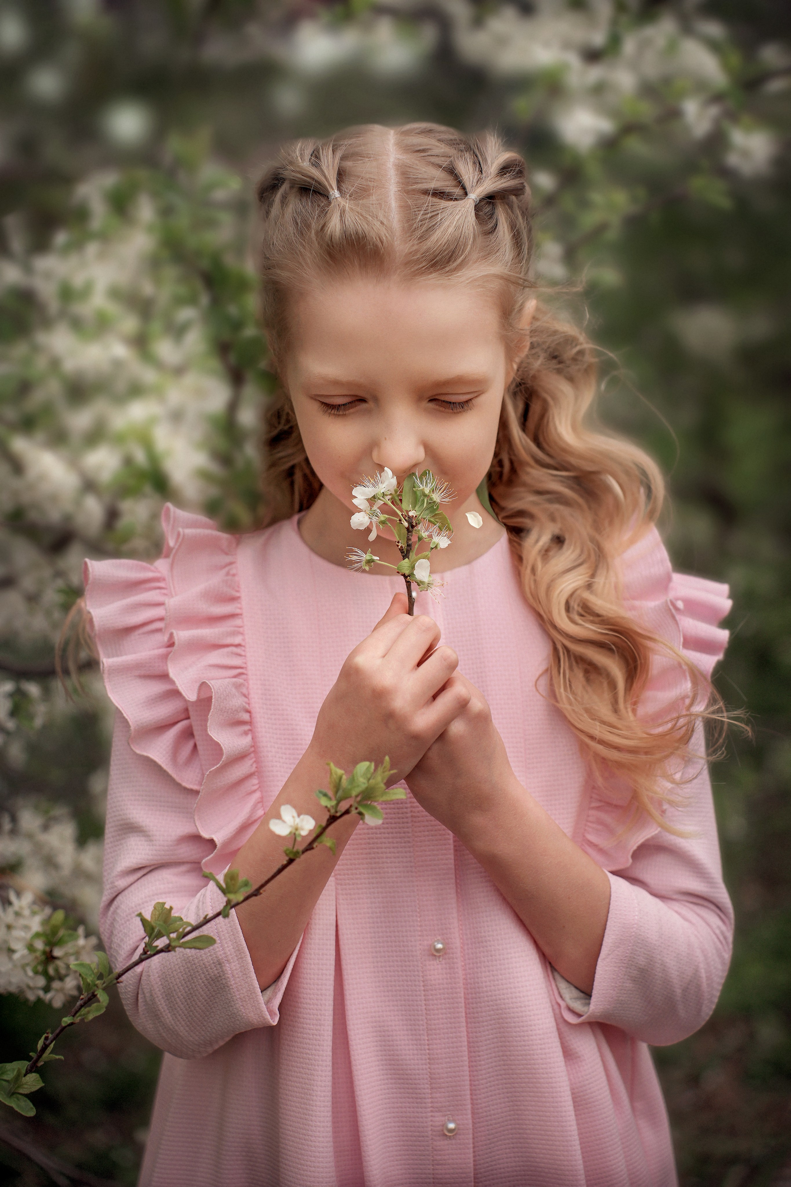 Детский весенний портрет в Красногорске. Фотограф Ольга Чувалдина Москва