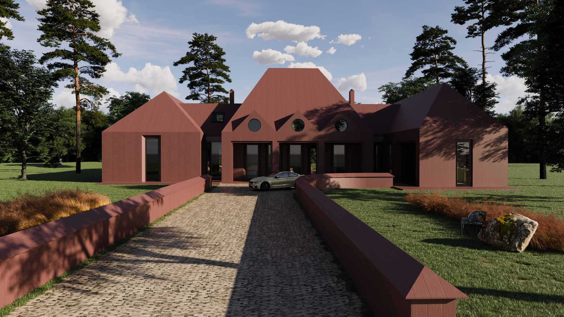 Дом в Русском стиле. Paintings by the artist Sergey Ratchin