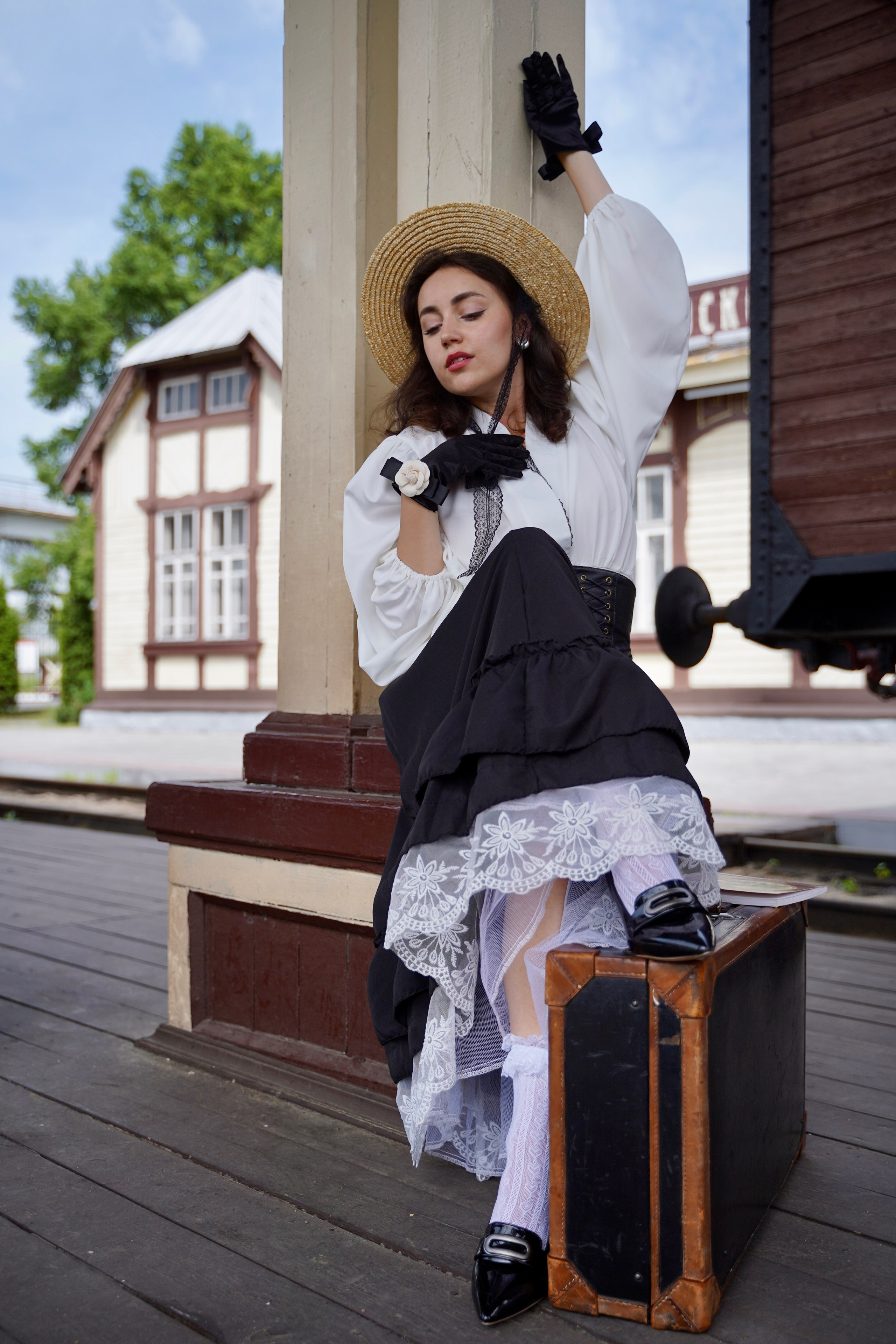 Стилизованная фотосъемка в историческом костюме. Фотограф Елена Храмова