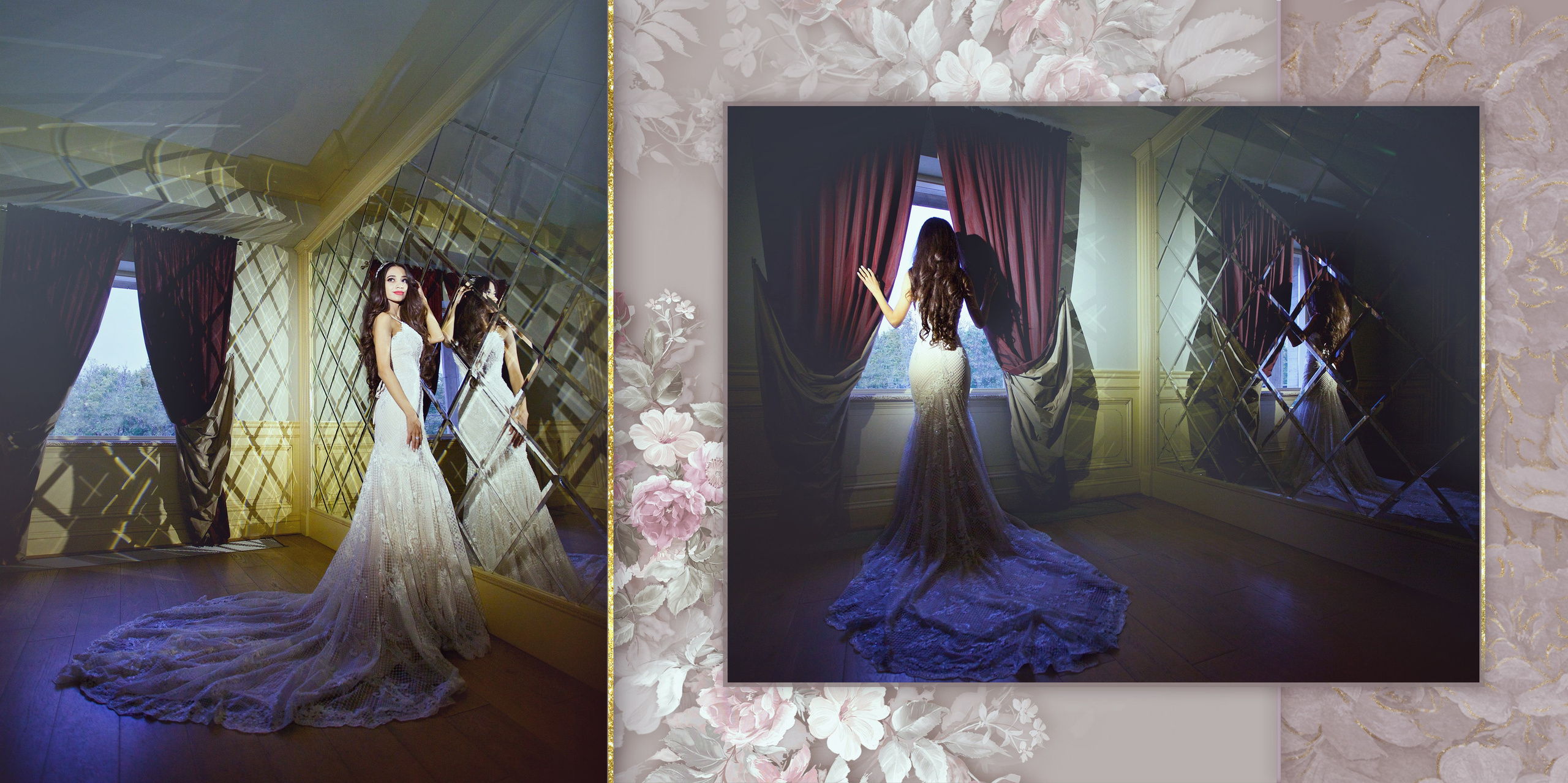 Свадебная фотокнига. Фотограф Кирсанова Наталия. Фотохудожник Наталия Кирсанова