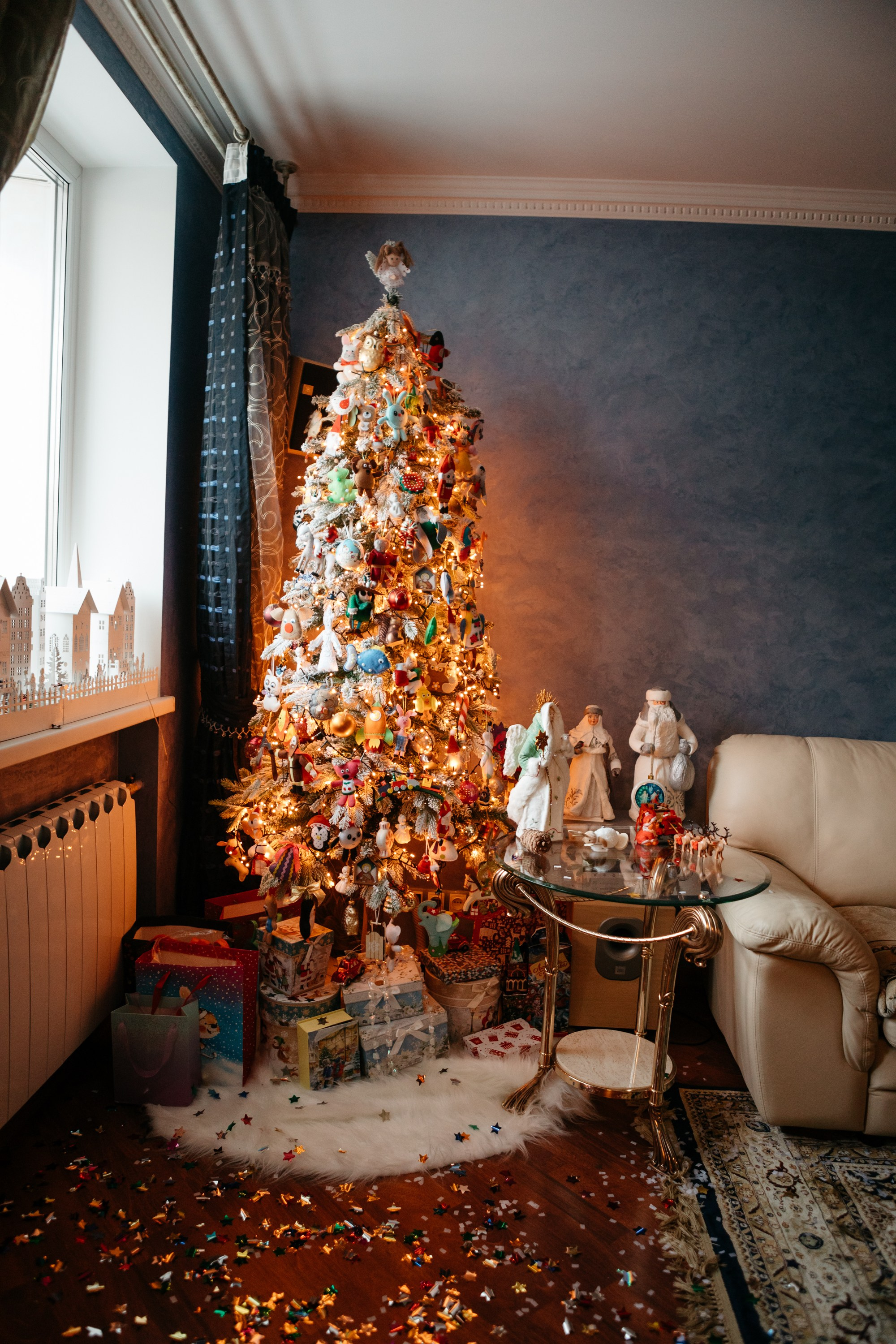 Новогодняя фотосессия дома Москва. Семейный фотограф Маша Тимофеева | Москва
