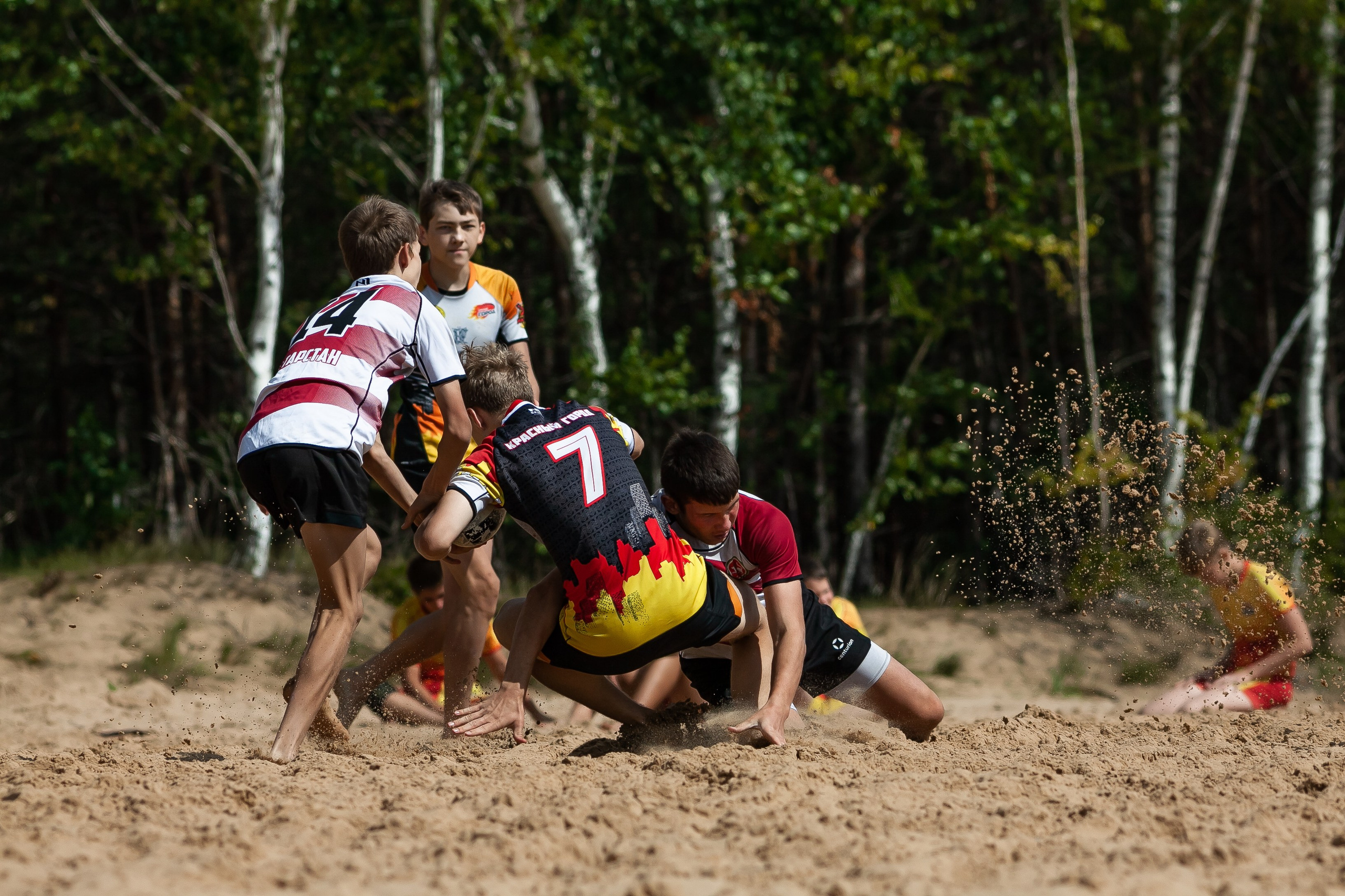 «Кубок «Молота» по пляжному Регби. Фотография