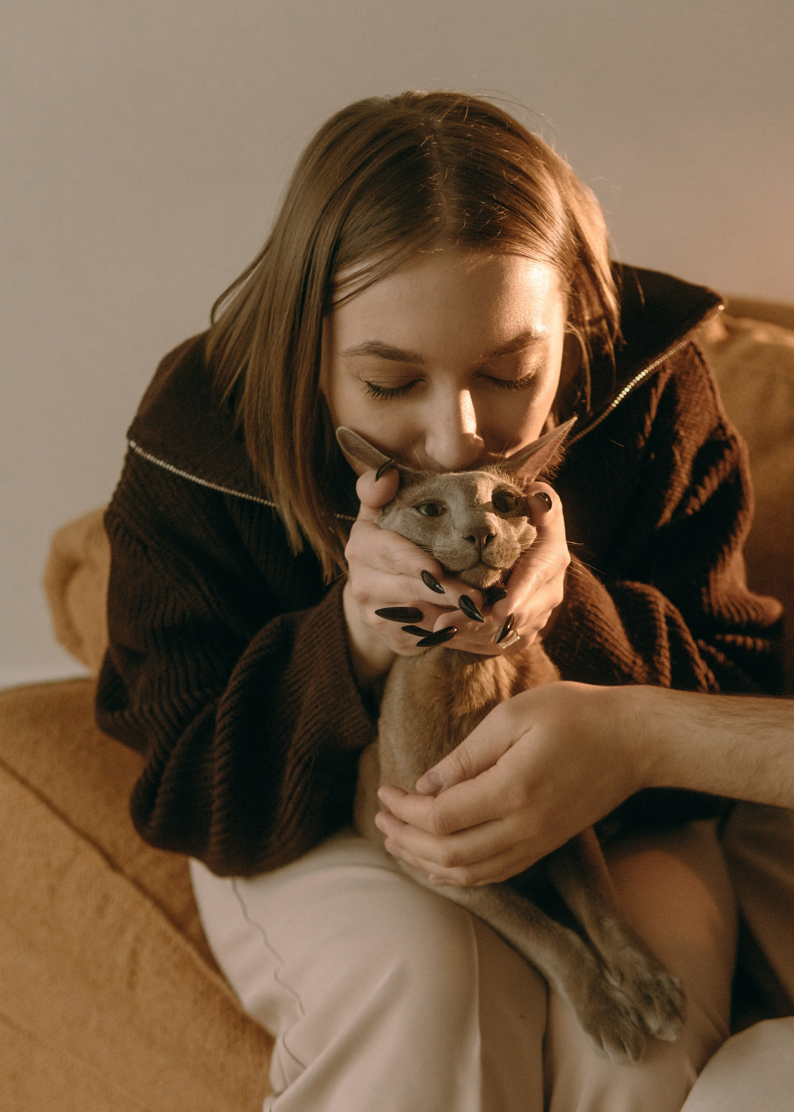 Амина, Булат и Орион. Фотограф-анималист Ксения Воробьева, Москва