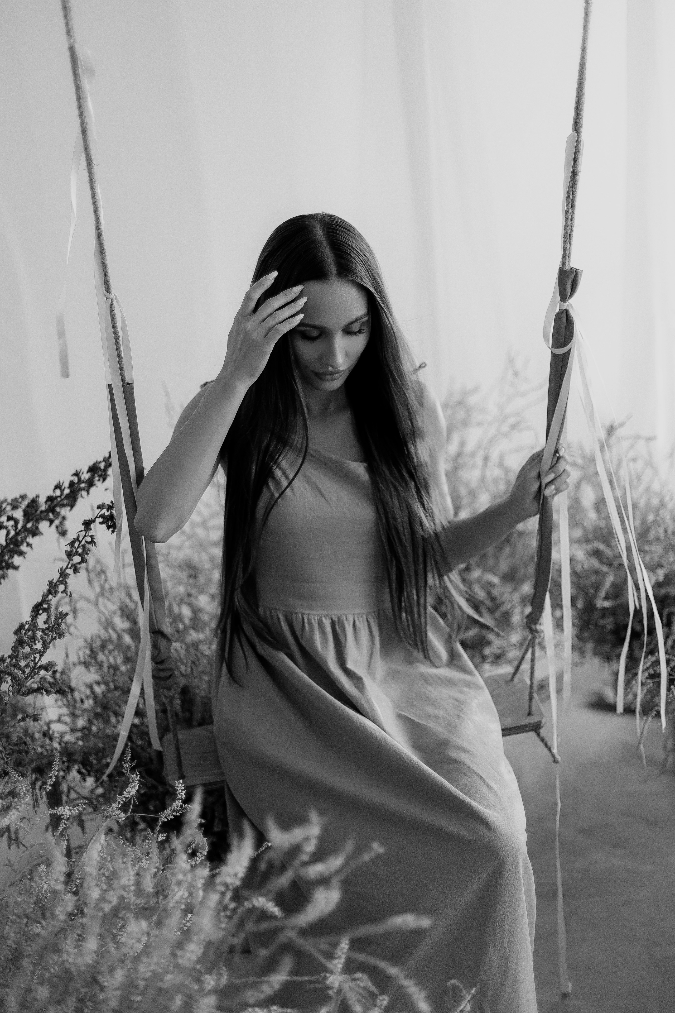 Анастасия, съёмка в полевых цветах. Свадебный и портретный фотограф в Миассе Филиппенко Дарья