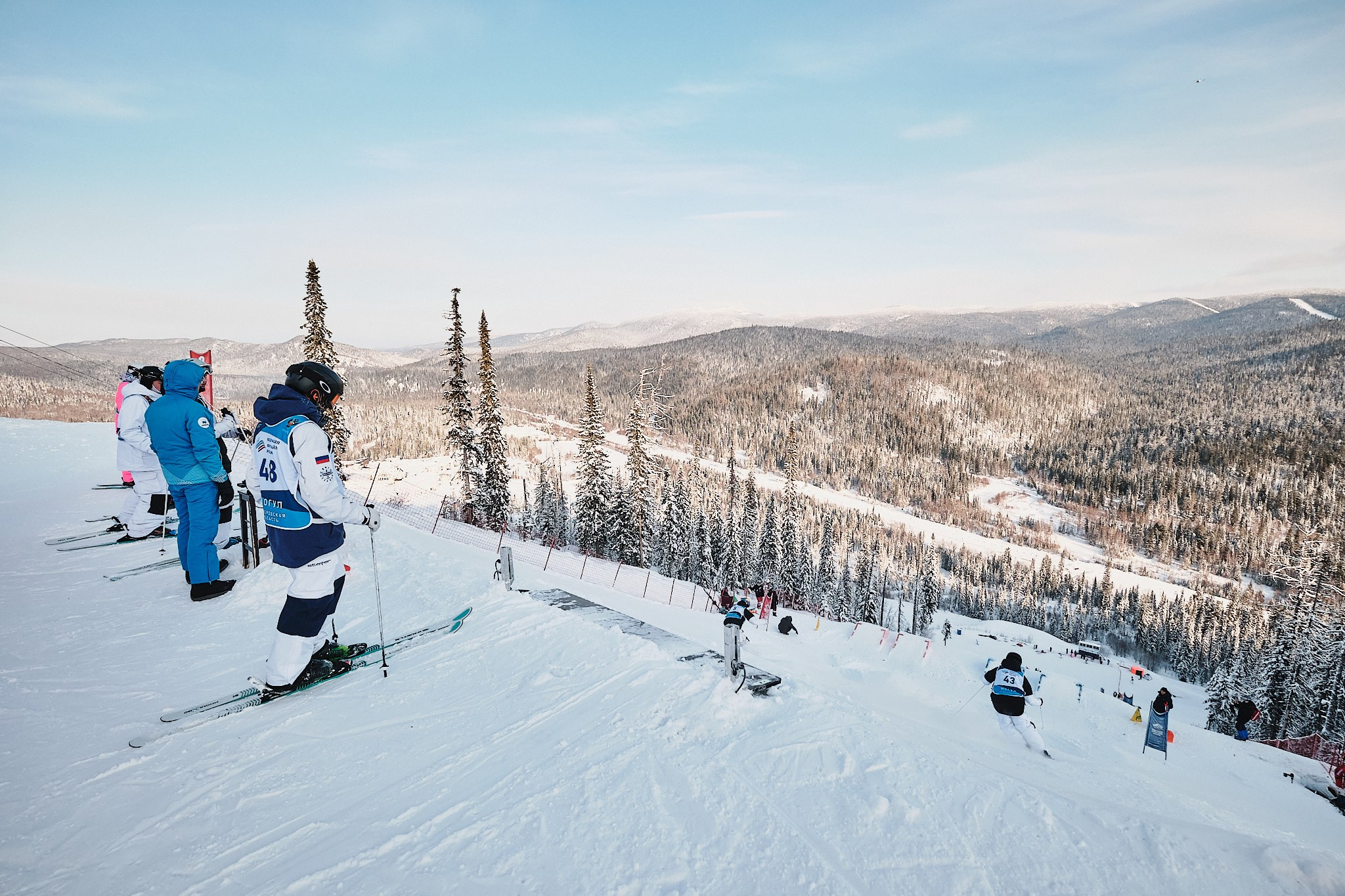 Фотосъемка соревнований по лыжному фристайлу