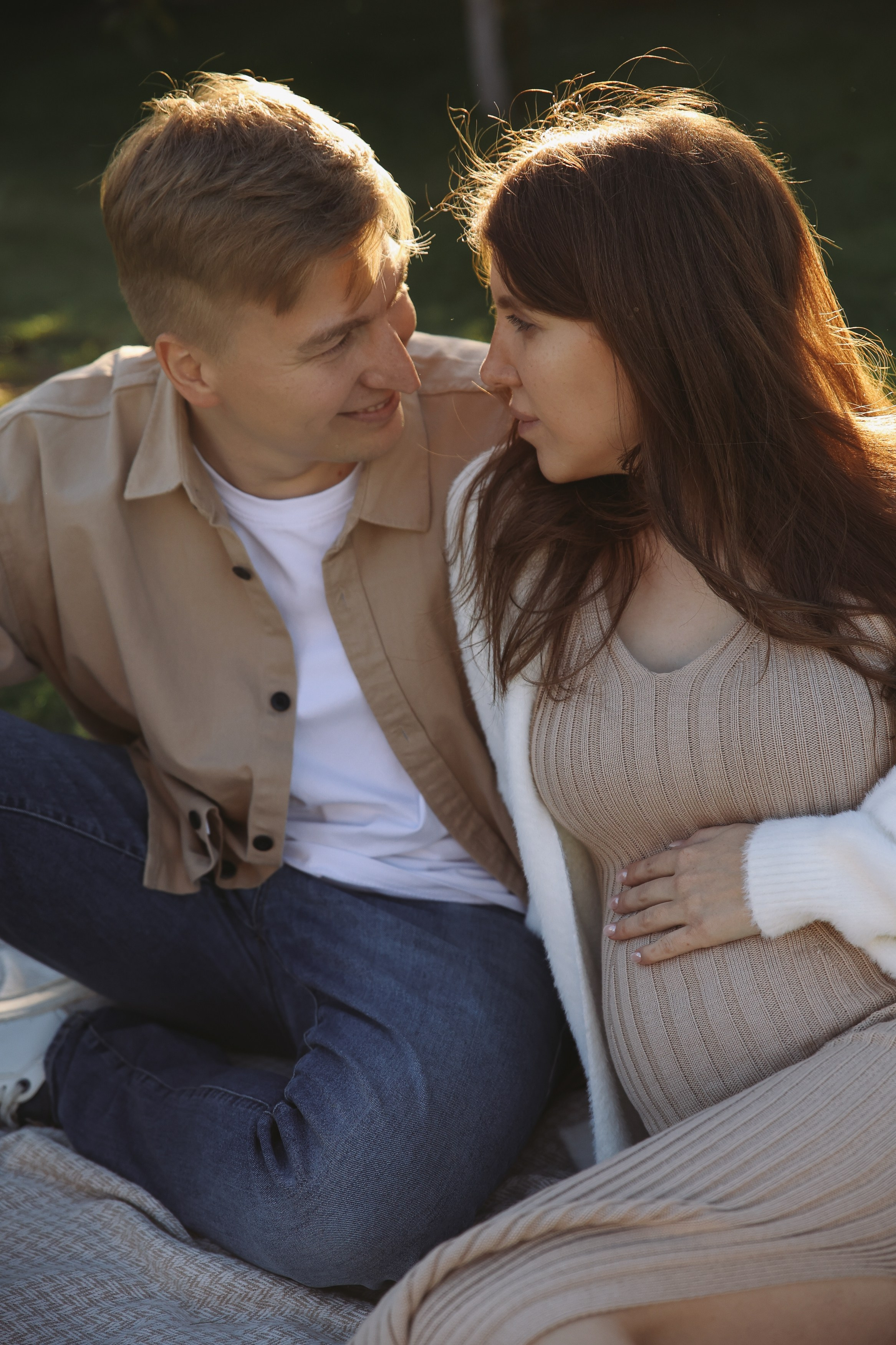 Семейная фотосессия дома Домашняя фотосессия Фотосессия беременности. Фотограф Владимир Москва