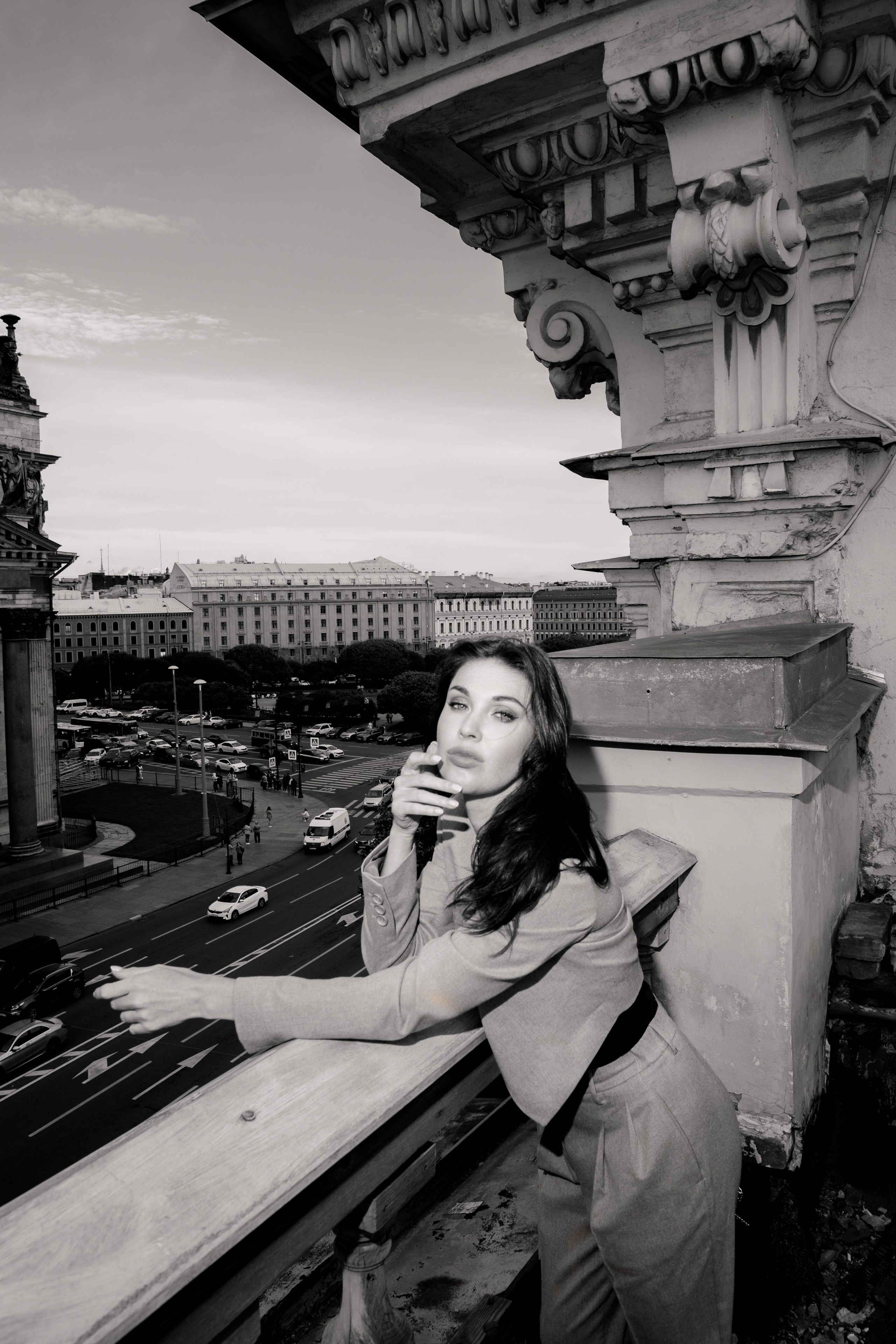 Вероника (съемка на крыше). Фотограф в Москве и Санкт-Петербурге Дарина