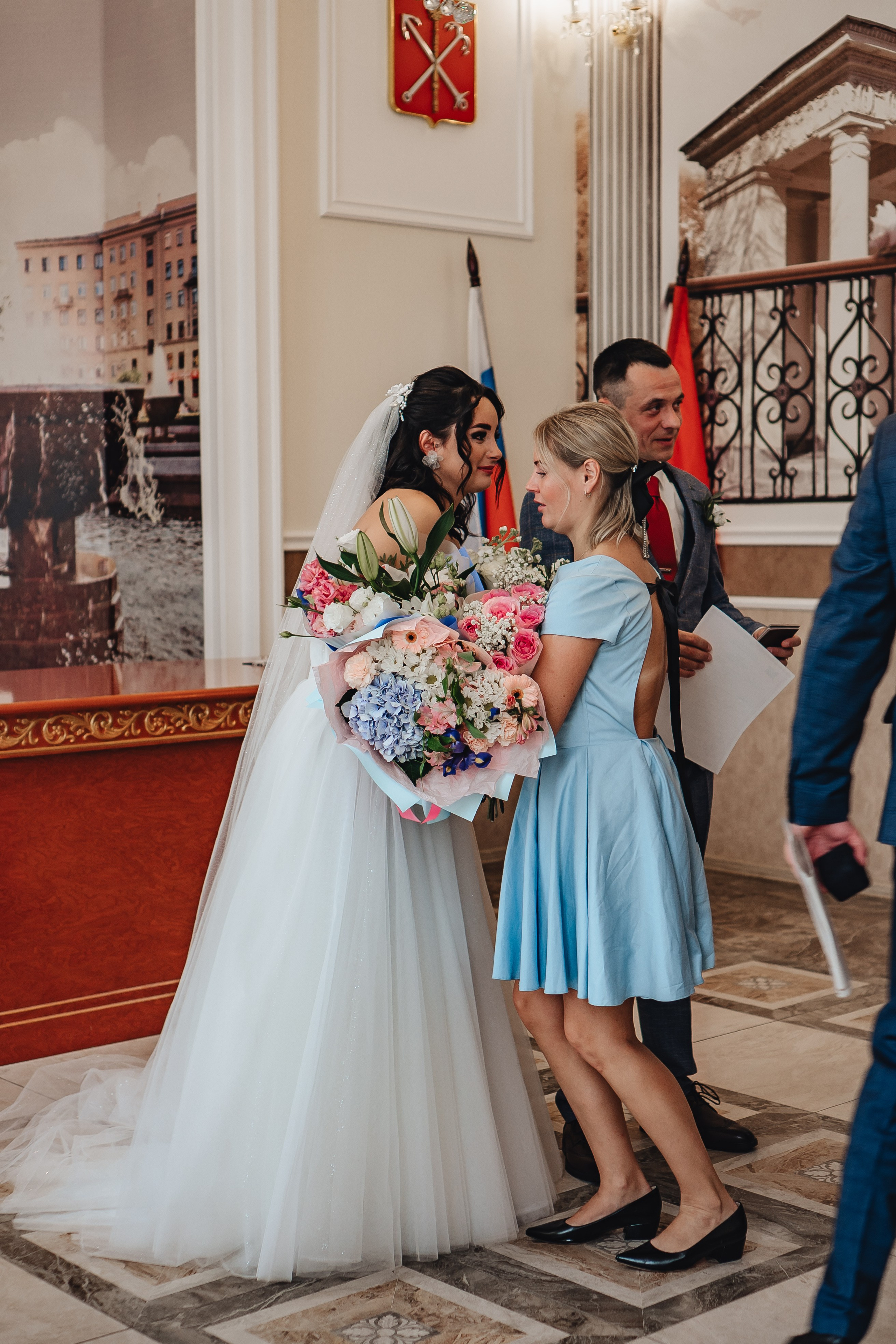 СВАДЕБНАЯ СЬЕМКА В ЗАГСЕ НА МОСКОВСКОМ ПРОСПЕКТЕ. Профессиональный фотограф, Санкт-Петербург — Виктория Богомолова