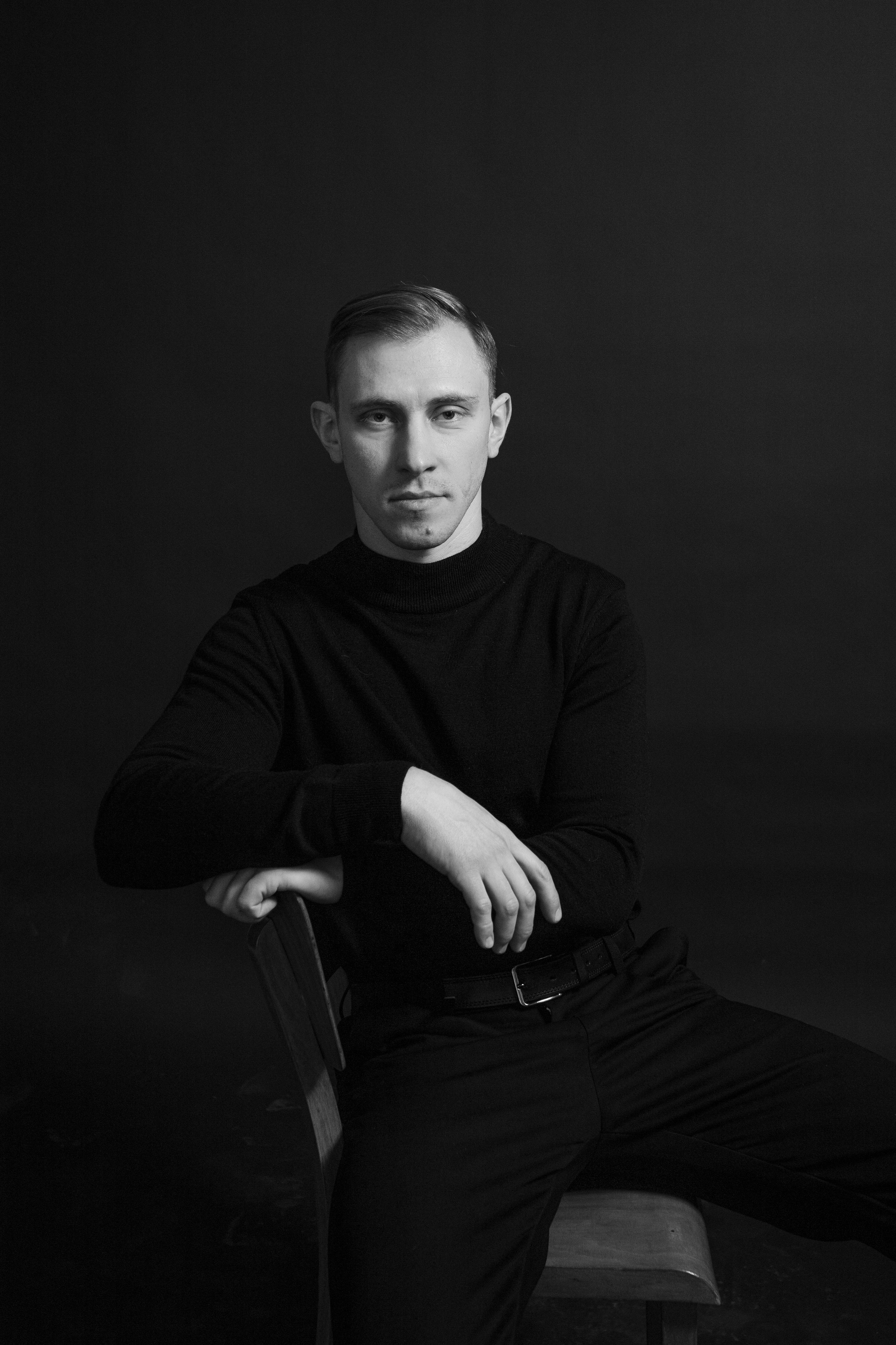 Ч/Б портрет. Фотограф Тюмень Александр Долгих