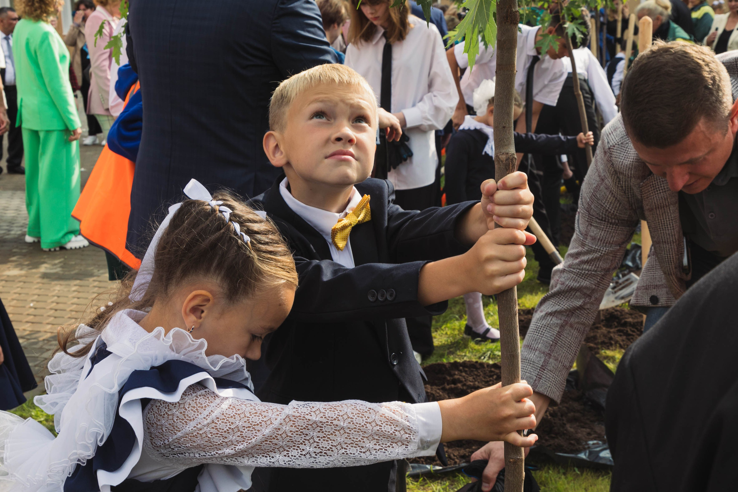 Репортажная фотосъемка открытия школы. Репортажный и концертный фотограф в Санкт-Петербурге Адмакина Дарья