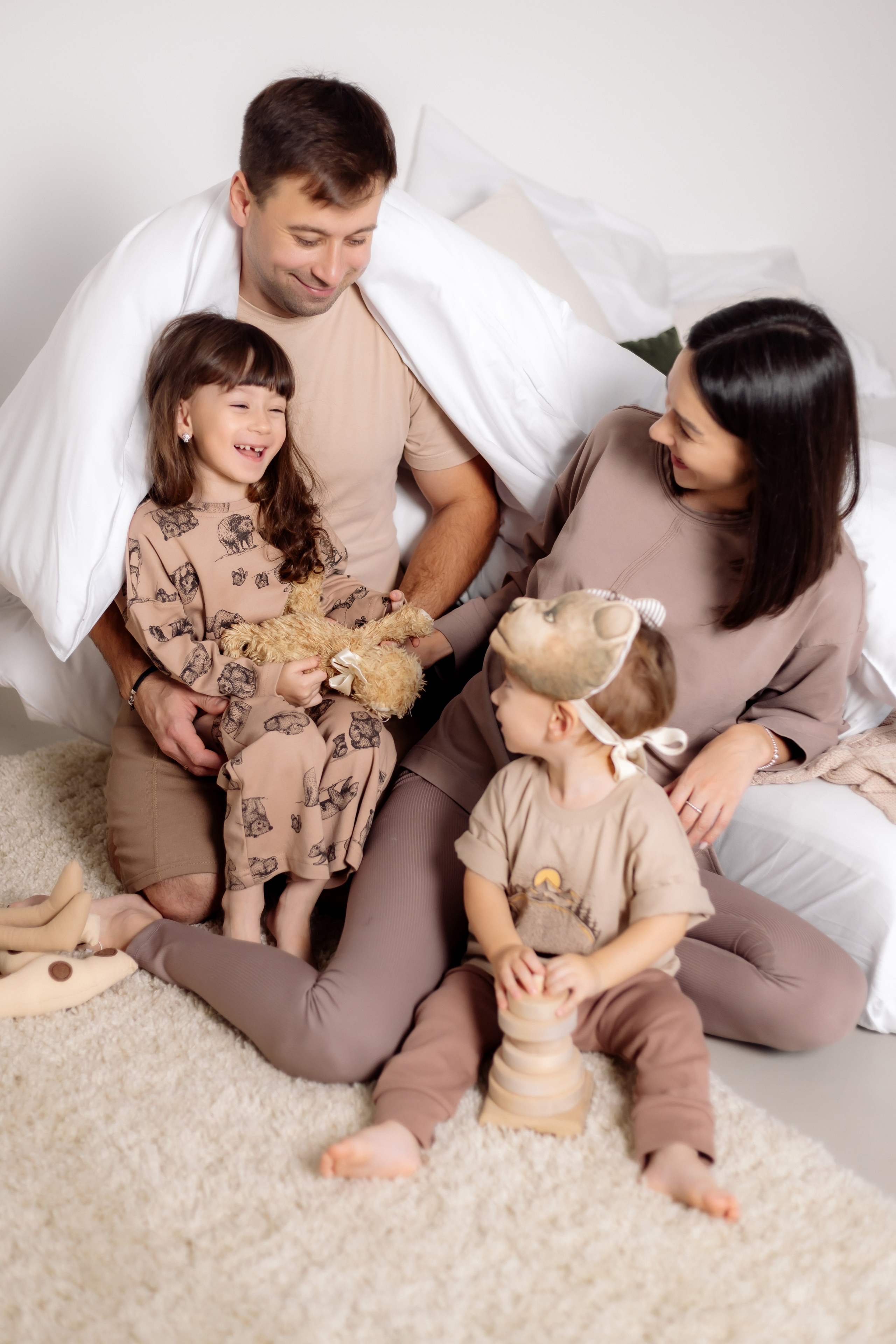 Пижамная фотосессия. Зотова Алена — семейный и женский фотограф в Зеленограде