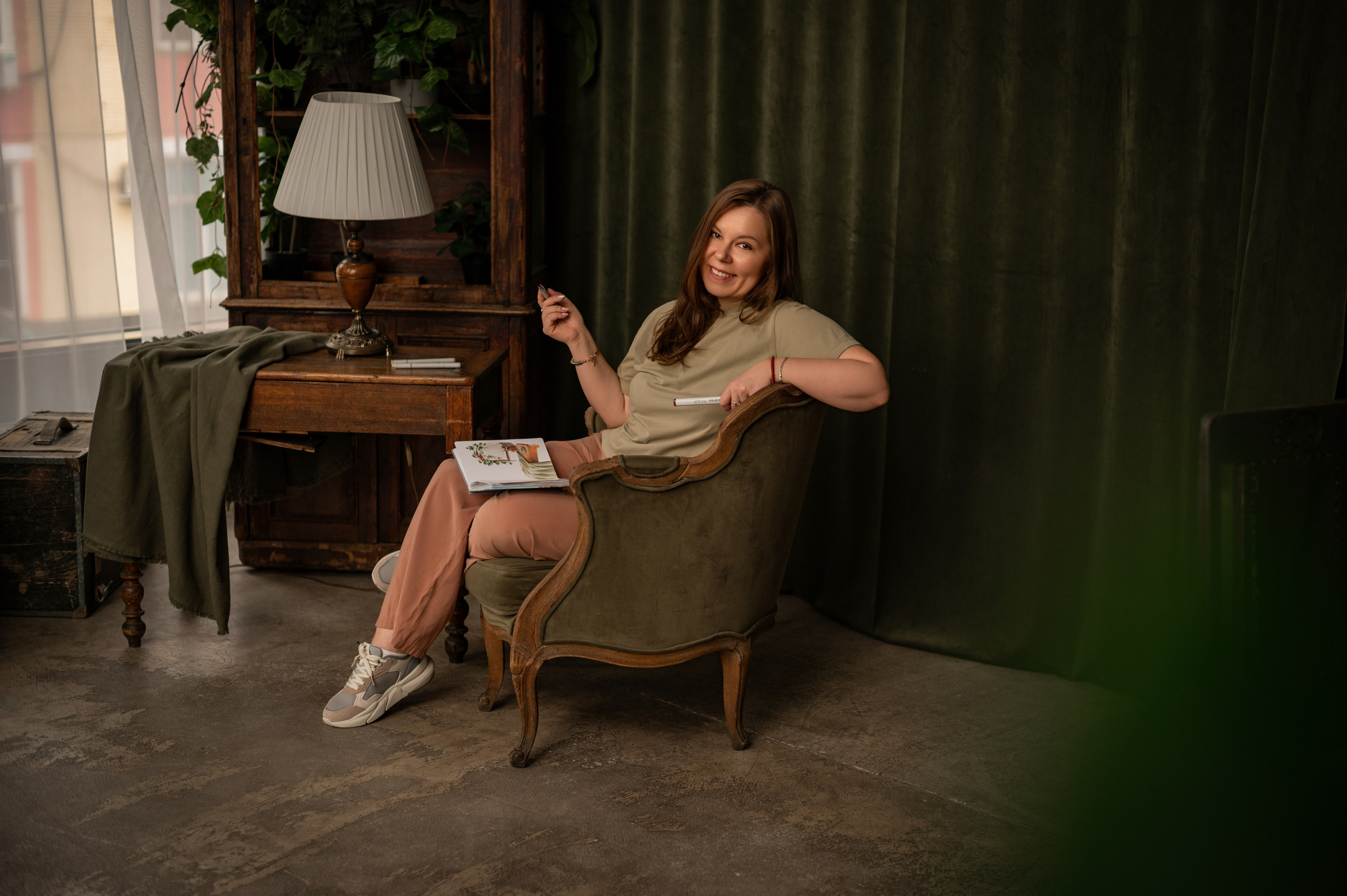 Анна в студии Пространство