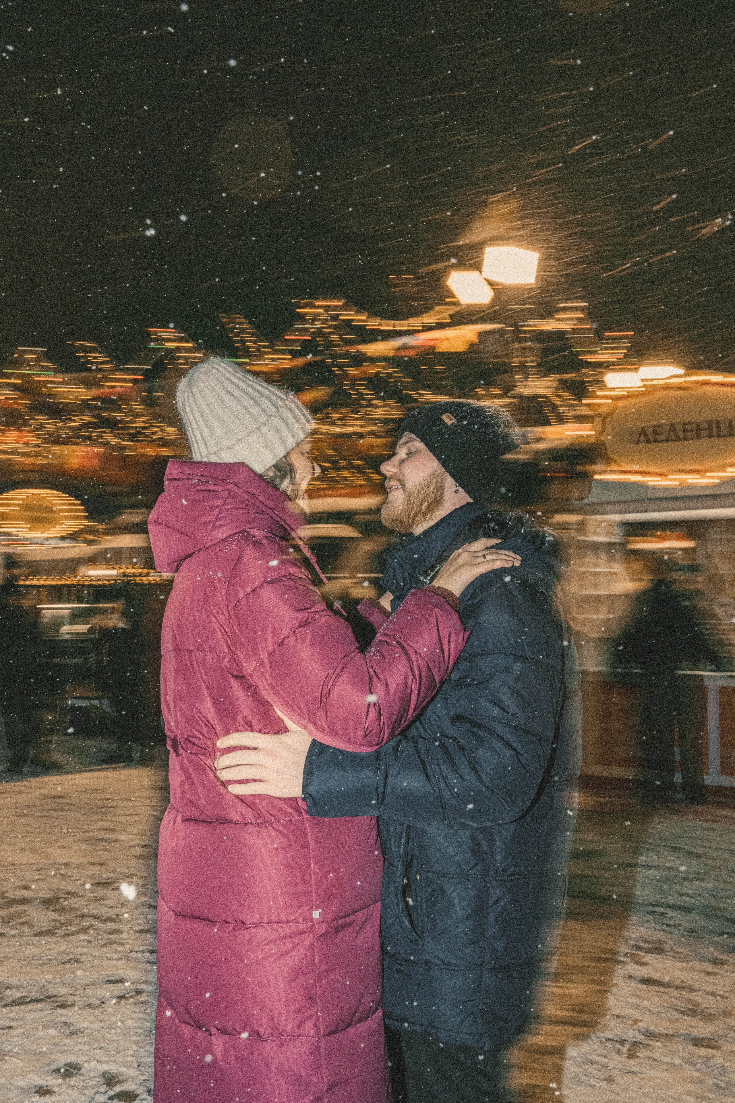 В снежном потоке. Семейный и свадебный фотограф