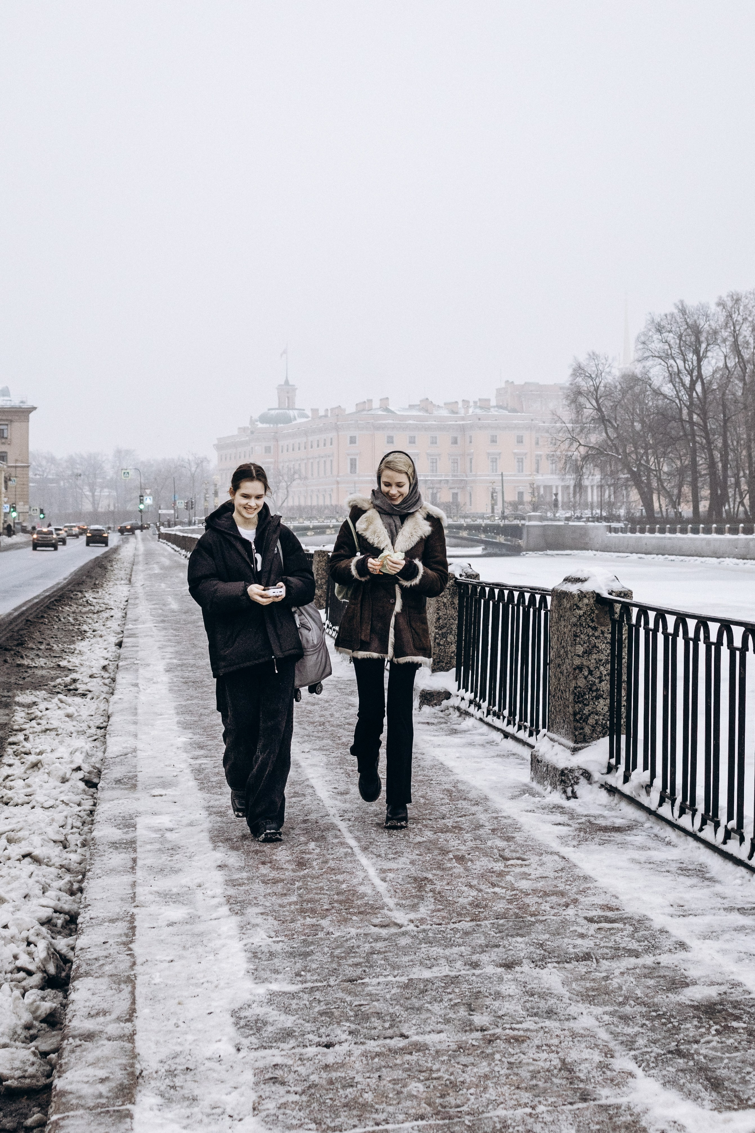 В объятьях снега и Невы. Семейный фотограф в Санкт-Петербурге Лена Соколова