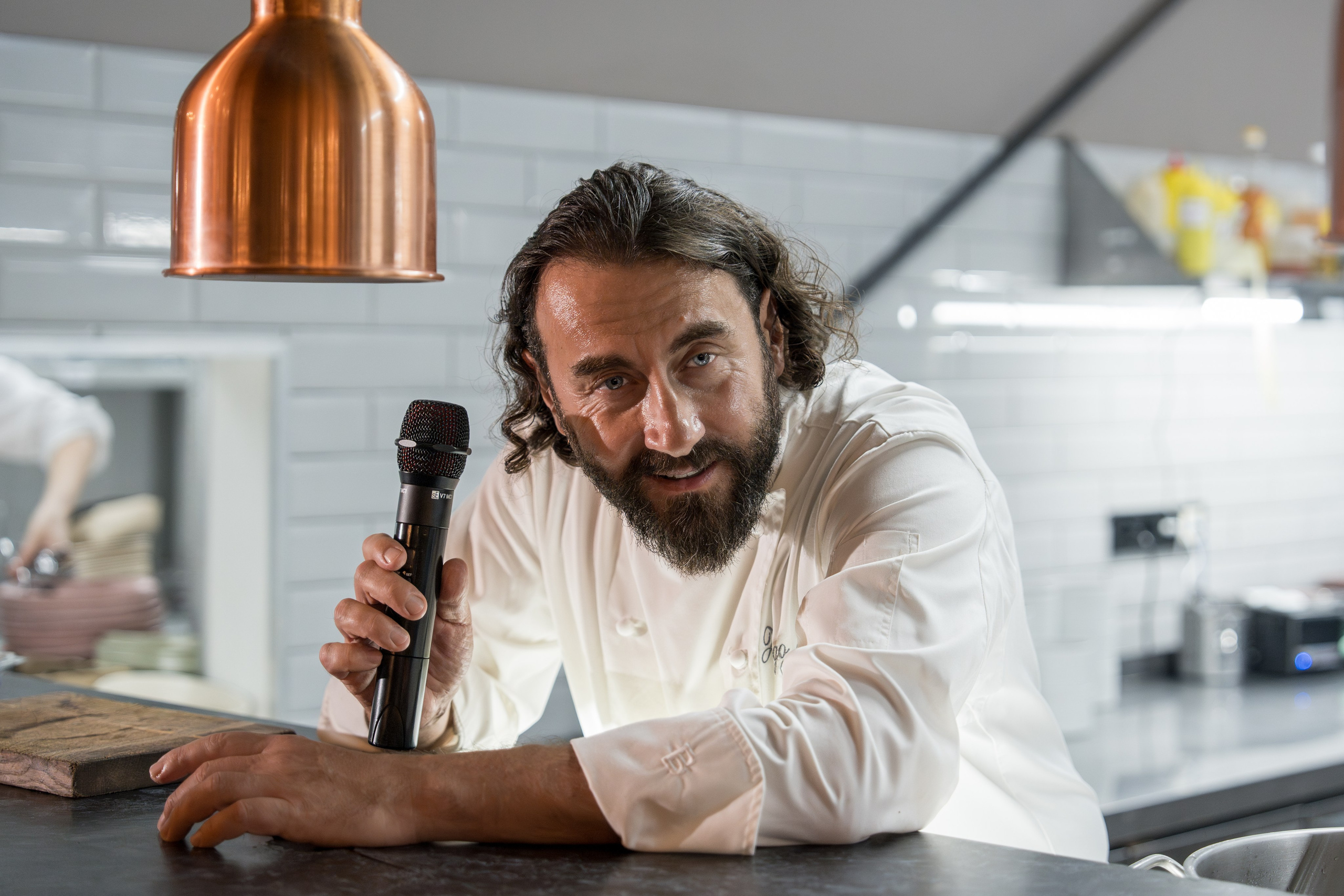 Гастрономический ужин «Лесная Италия» с Мирко Дзаго в ресторане RiverSide. Репортажный фотограф в Красной Поляне и Сочи Павлюченко Екатерина