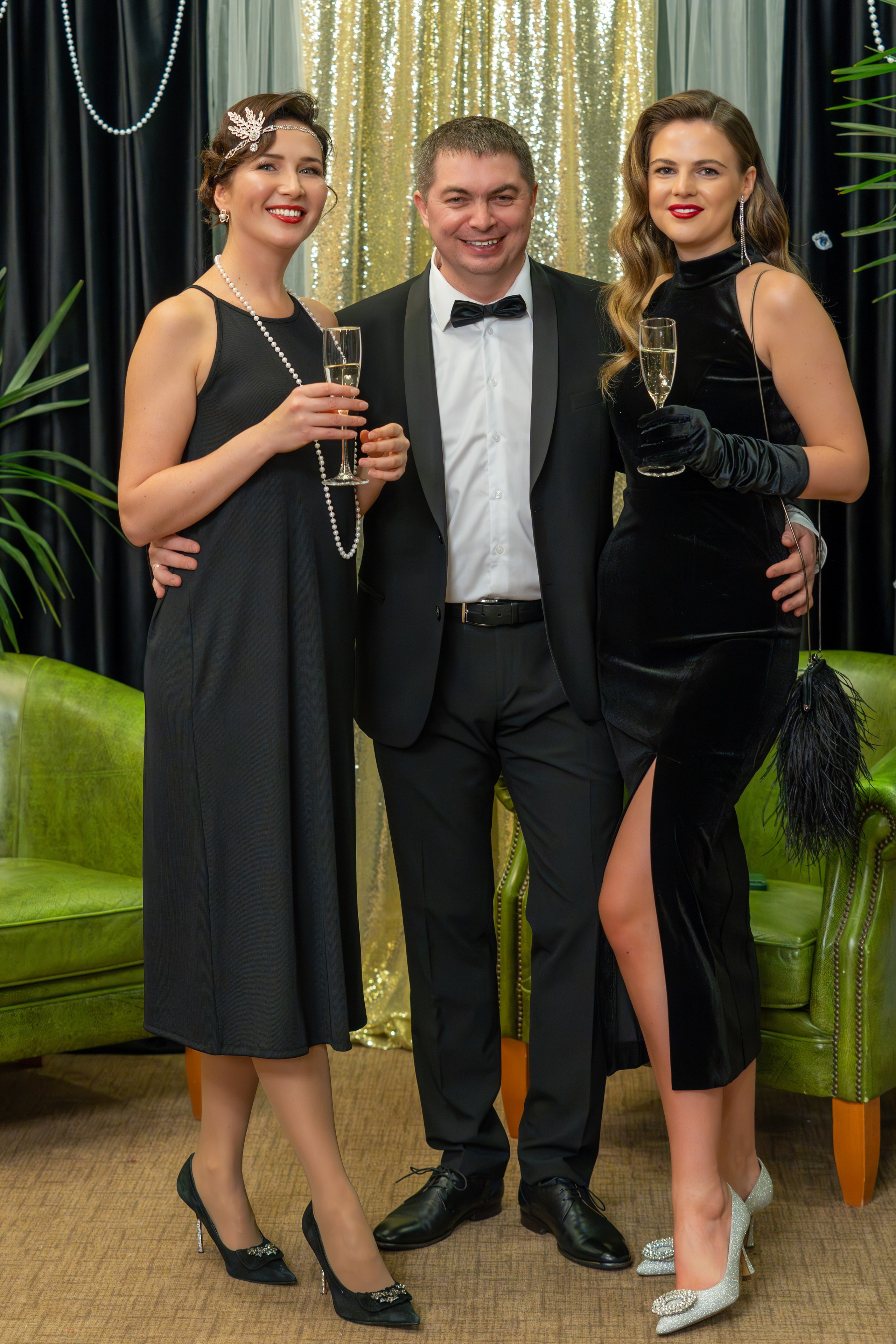 Новый год в стиле Great Gatsby. Репортажный фотограф в Красной Поляне и Сочи Павлюченко Екатерина