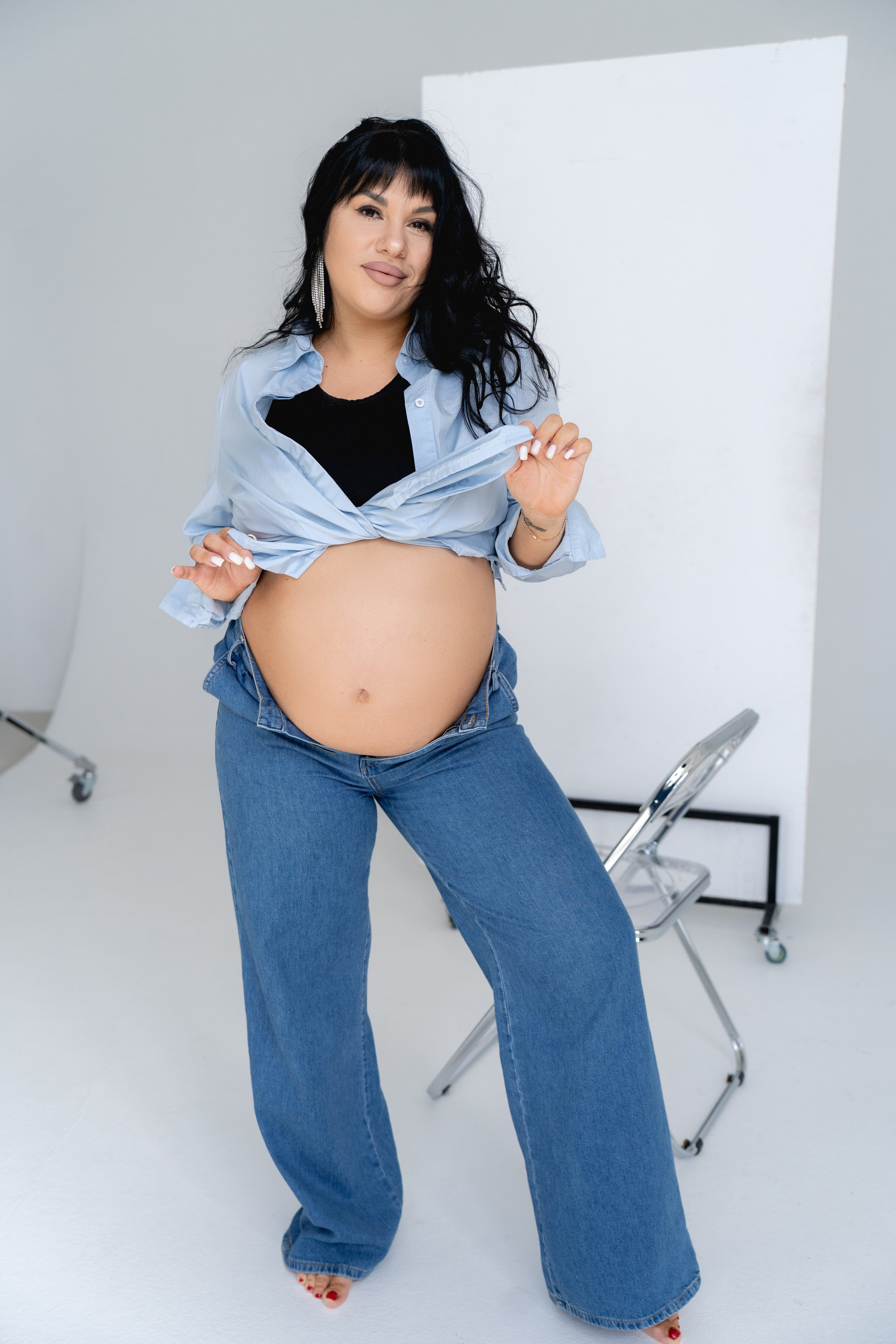 Ксения. Студийная съемка «в ожидании». Яна Орехова. Фотограф в Томске