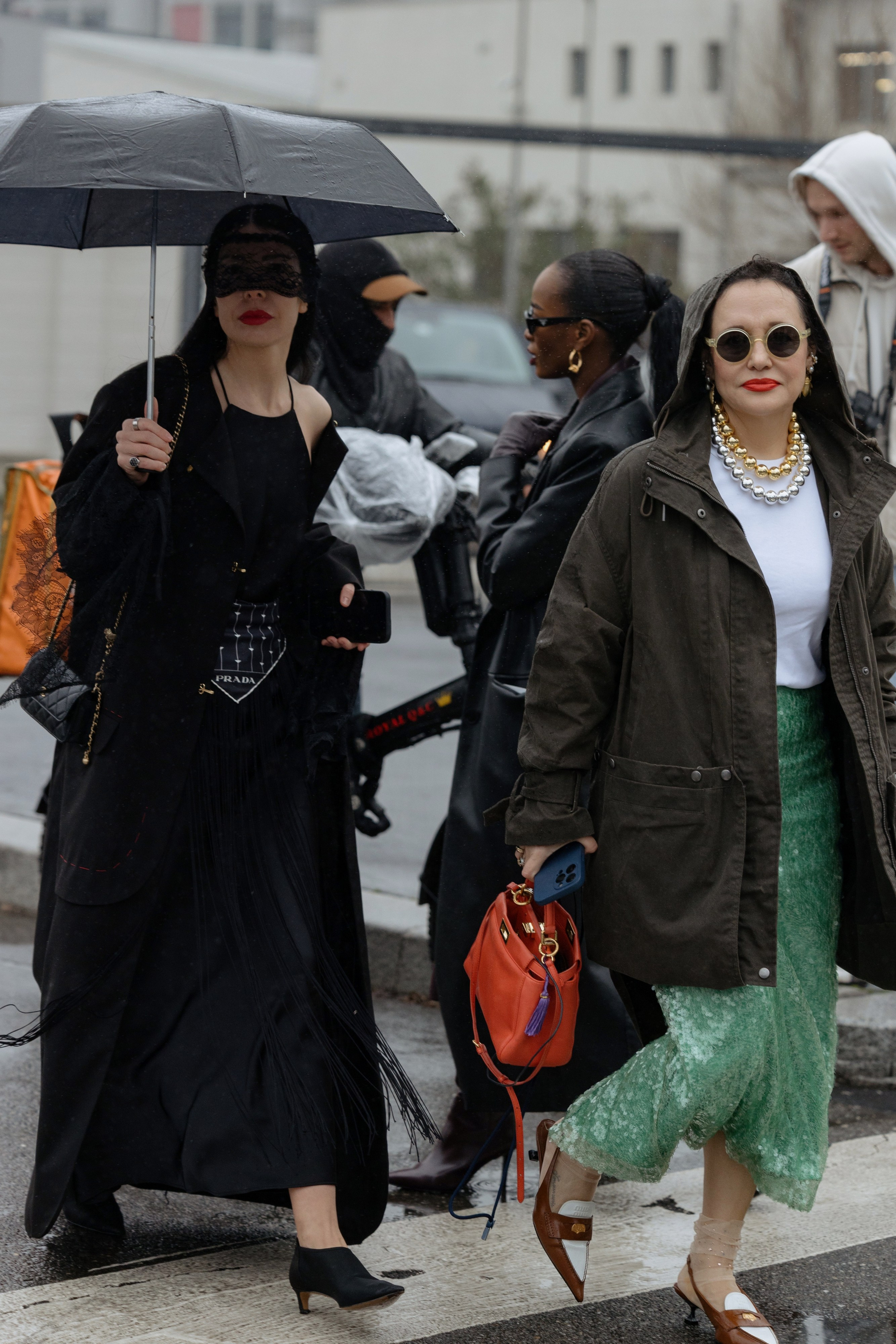 PRADA MFW FALL/WINTER 24/25. Photographer in Milan Ivan Goncharov