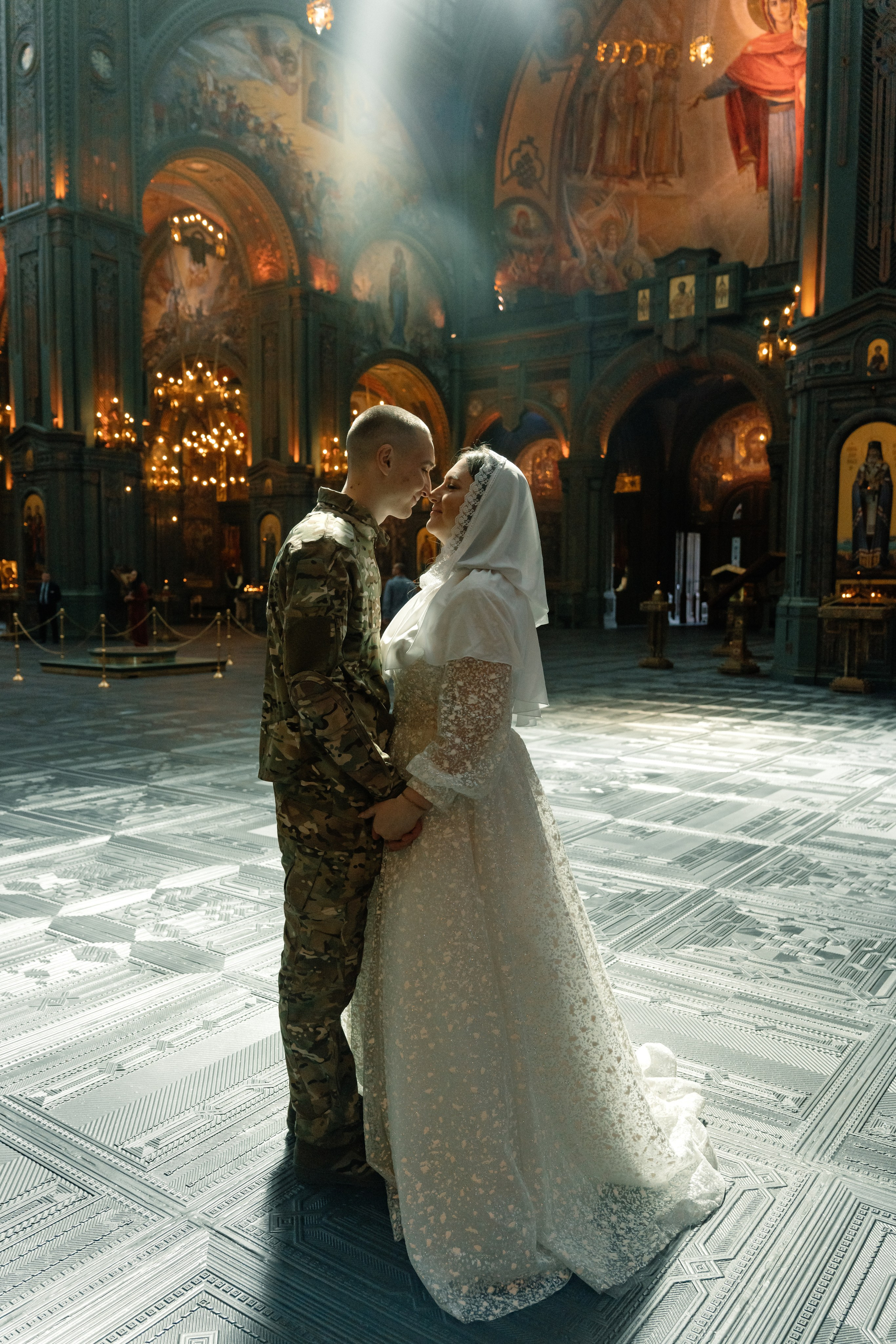 Венчание в Главном храме вооруженных сил (Патриот). Семейный фотограф Одинцово Москва Наталия Черенкова