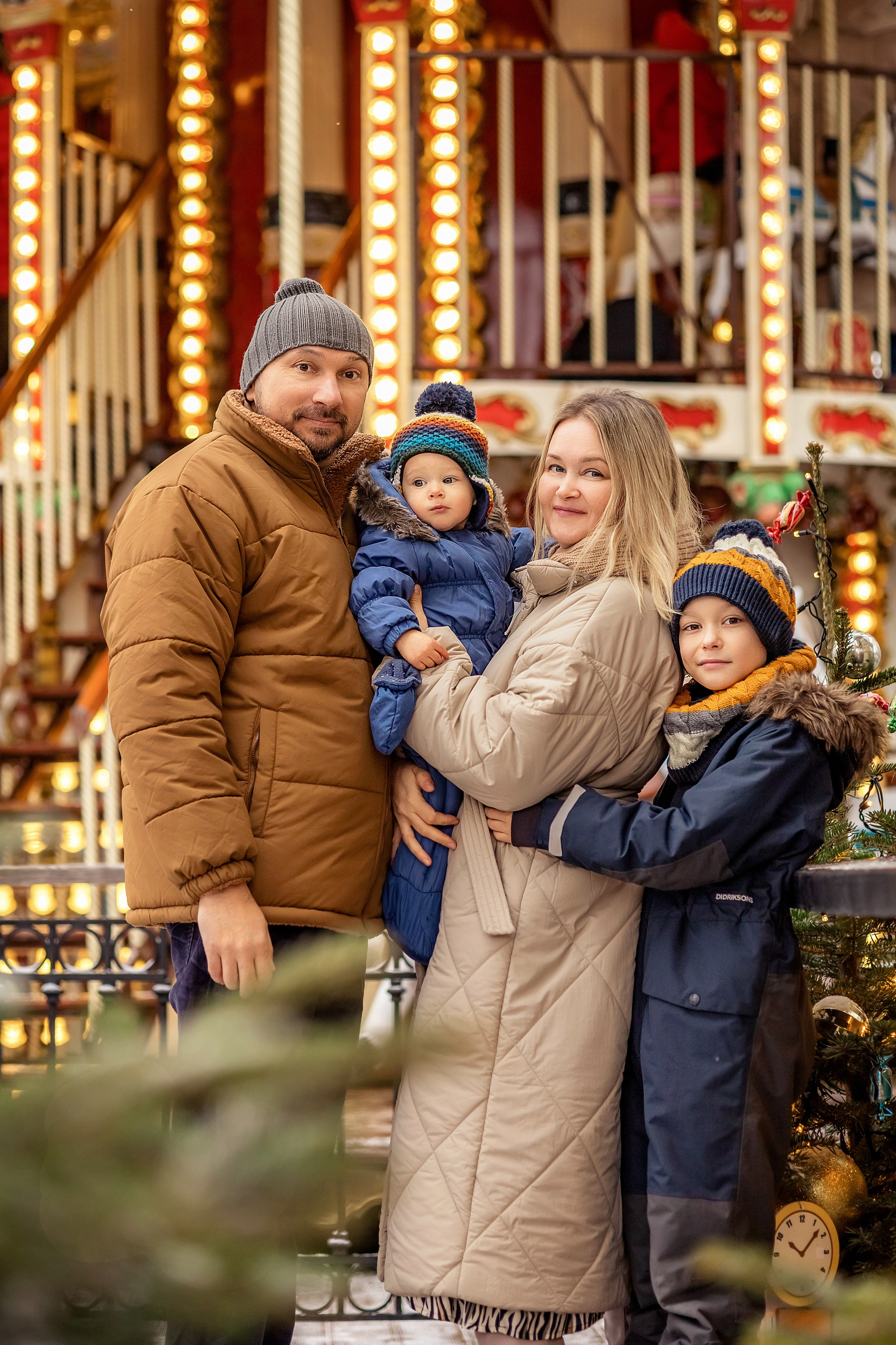 Москва новогодняя. Семейный и детский фотограф в Москве Анна Чертополох