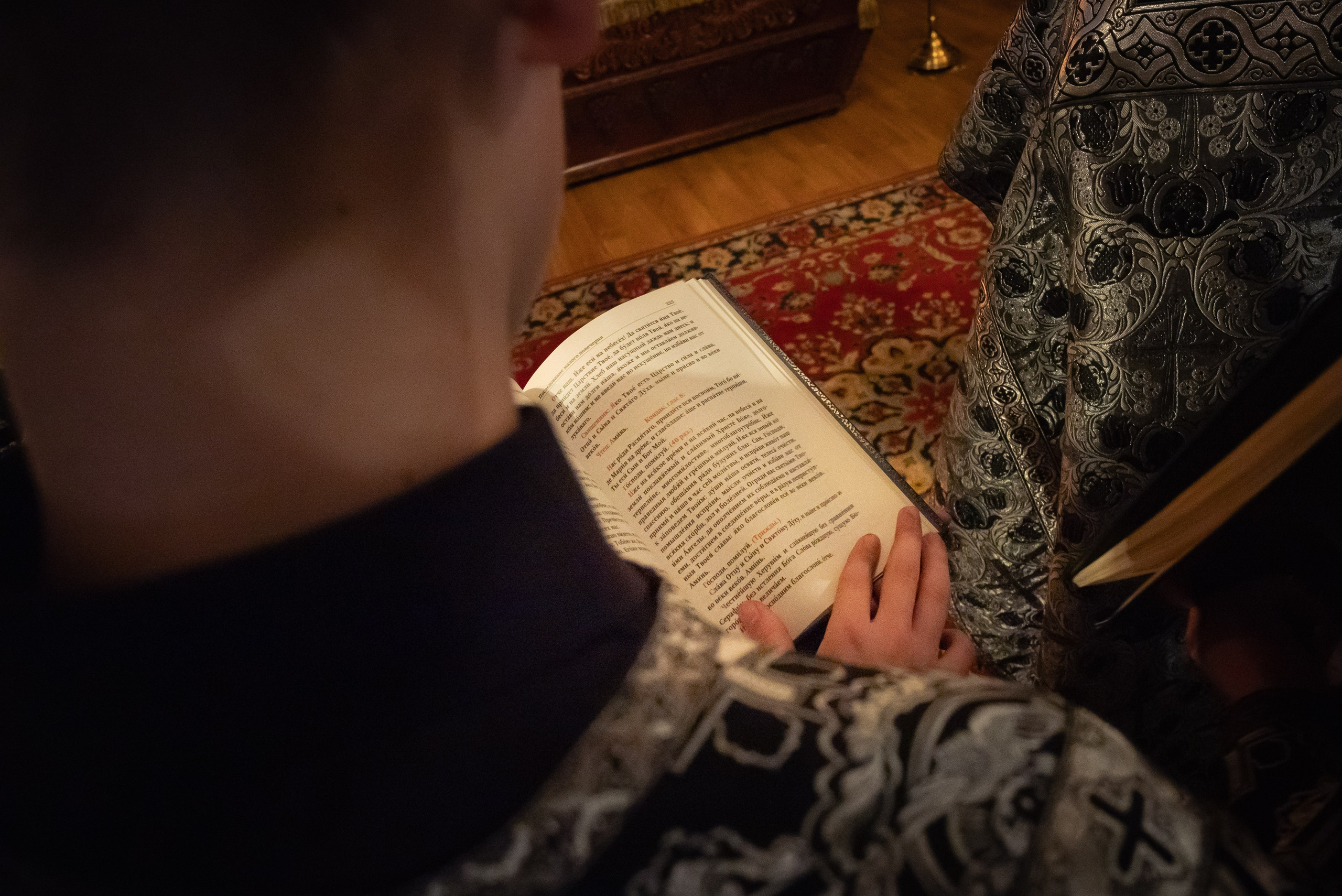 Богородский храм. Вынос Плащаницы. Антон и Татьяна Денисенко — В храме