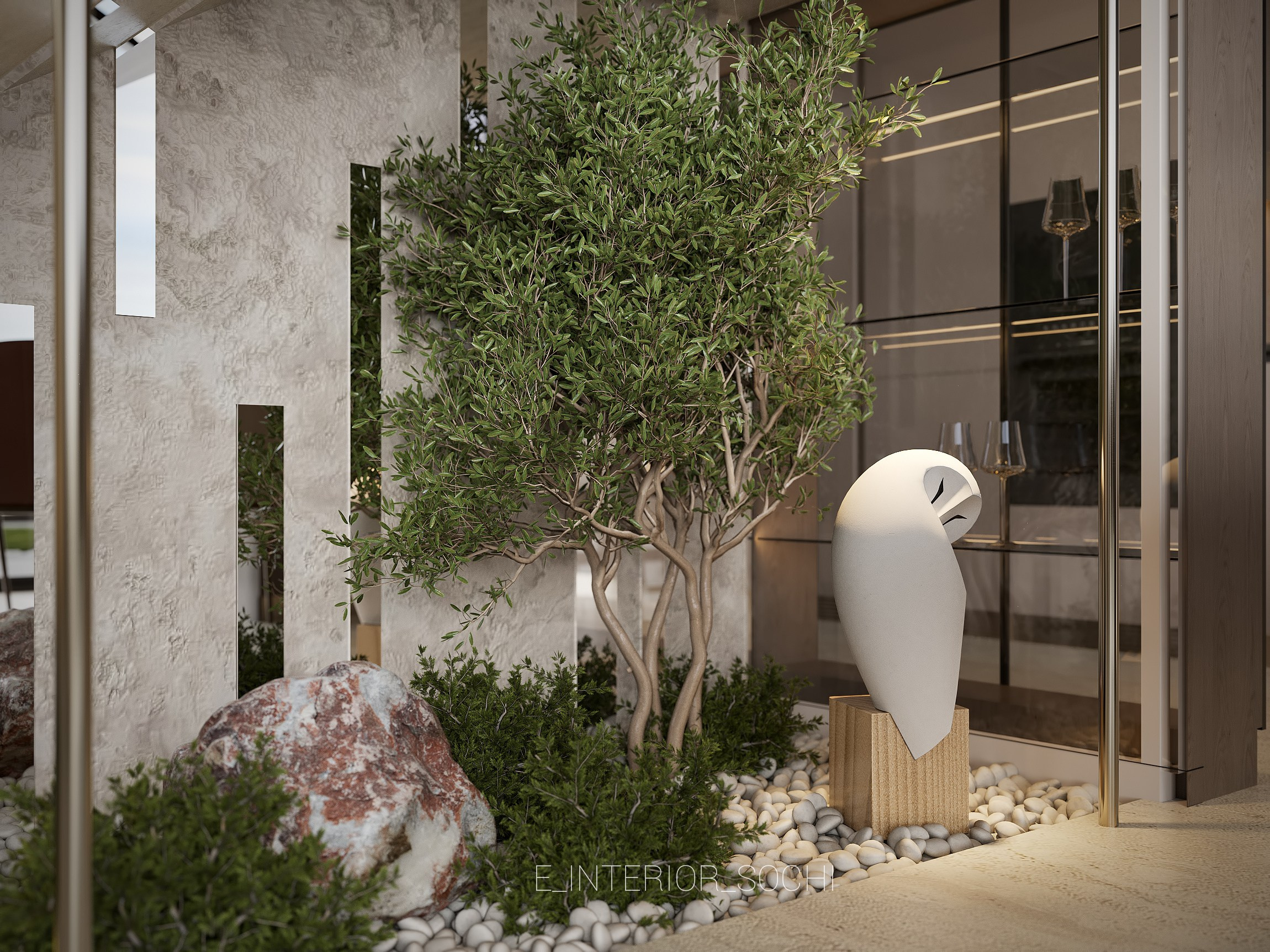 WINGSKY-STONEWOOD. Дизайн интерьера Евгения Тисленко