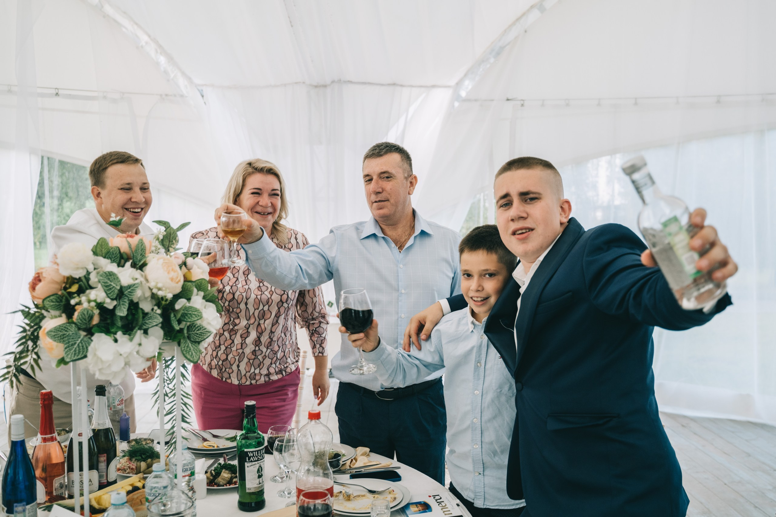 Свадебный банкет в Дмитрове. Свадебный фотограф в Дмитрове