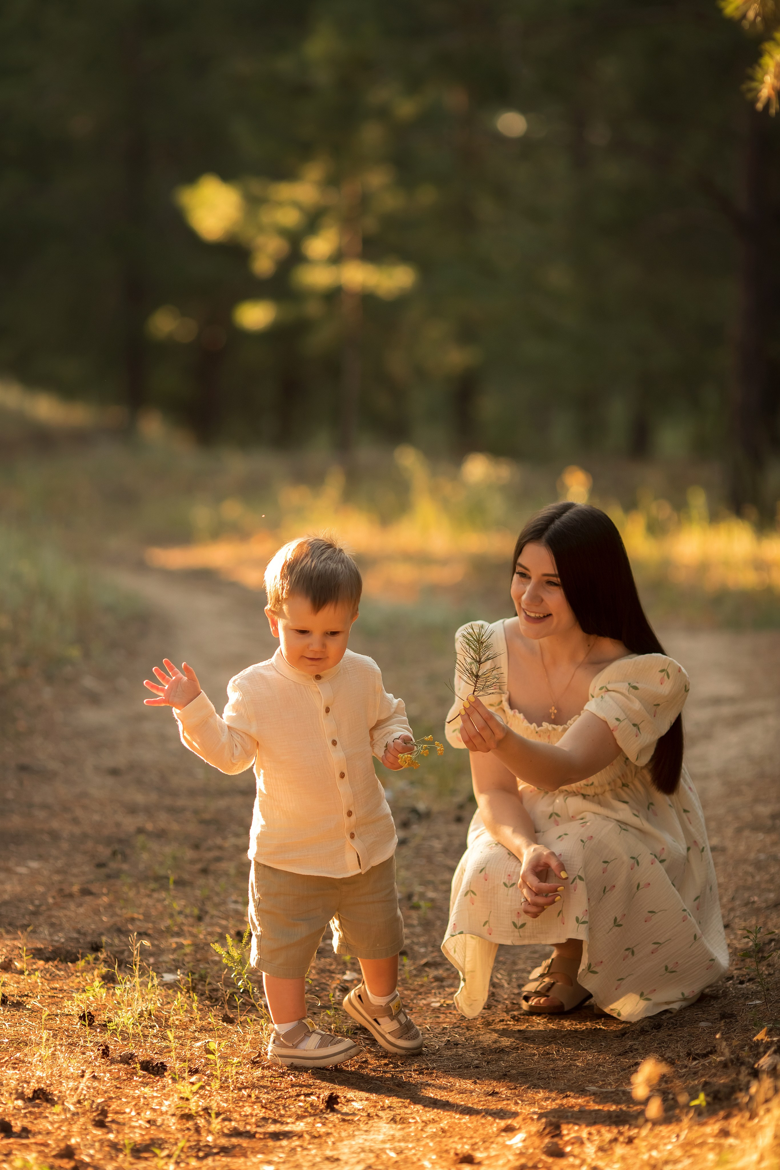 Солнечный лес. Семейный и детский фотограф в Саратове Полина Коткина