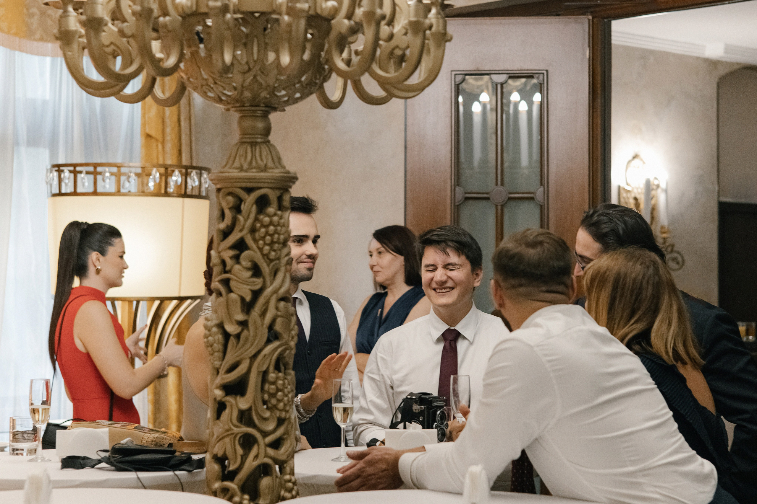 Свадебный банкет в отеле Хилтон Москва Ленинградская. Свадебный фотограф Москва