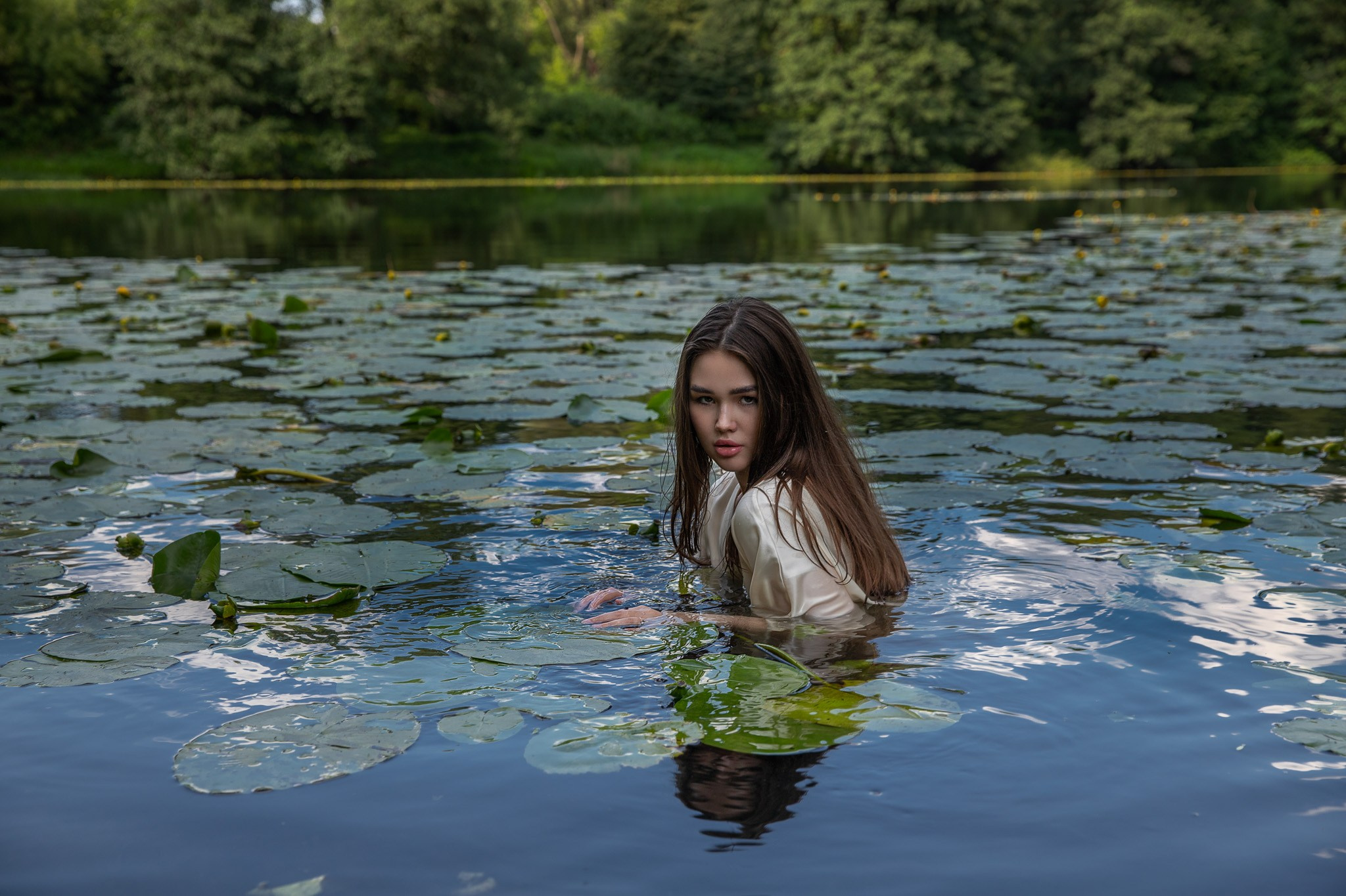 Кувшинки Аня. Свадебный и портретный фотограф в Москве Мария Кравченко