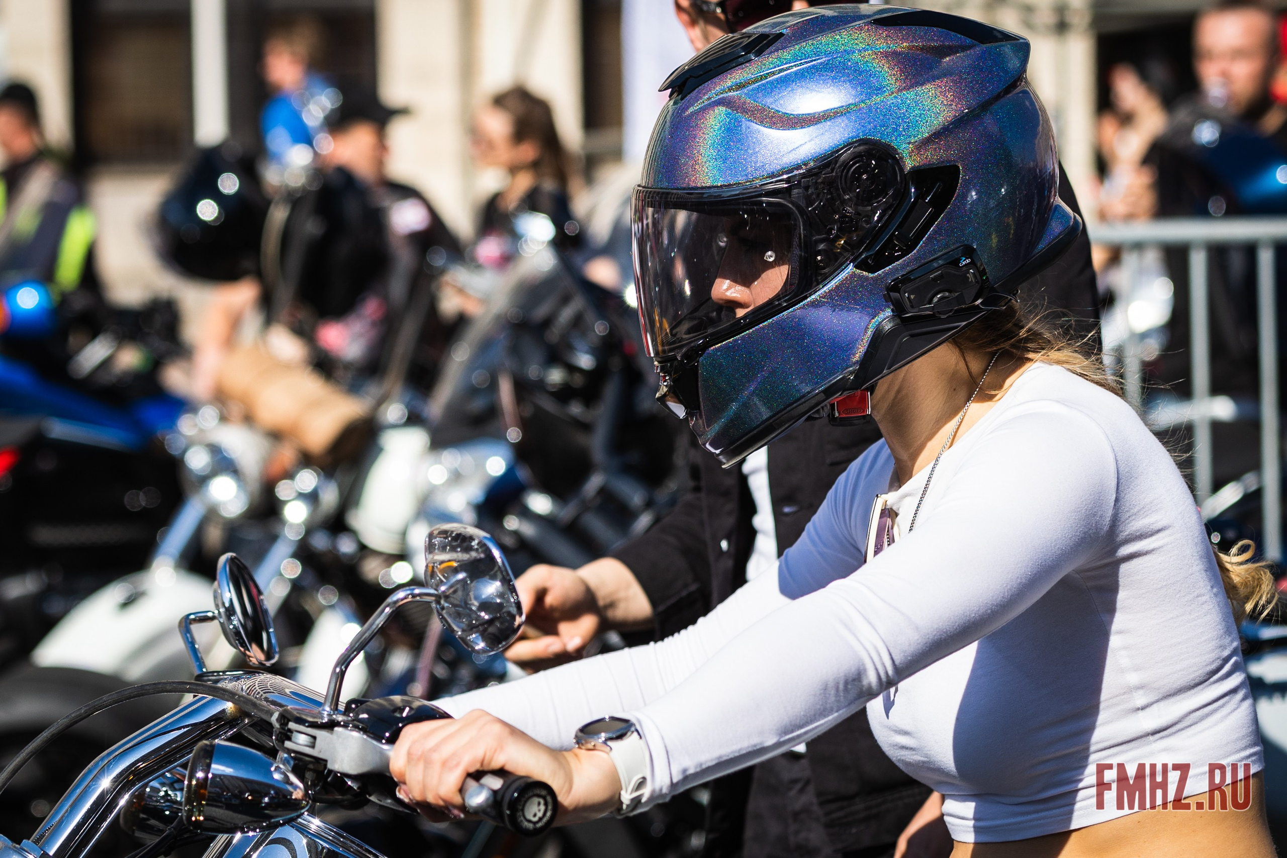 Закрытие Мотосезона 2023 на проспекте Академика Сахарова. Фотограф Владимир Охрименко