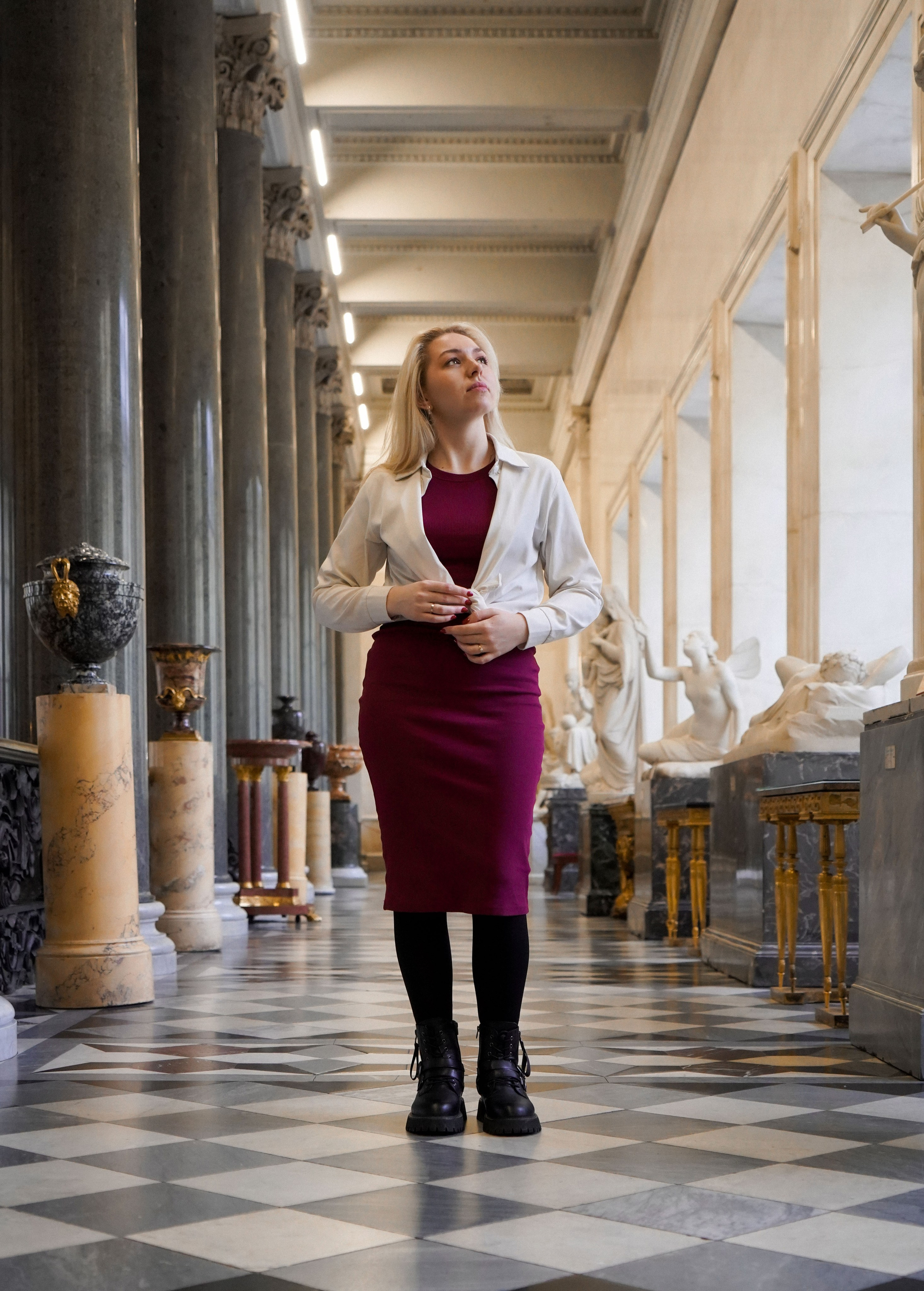 Портретная фотосессия в Эрмитаже Санкт-Петербурга для Полины. Светлана Гопанюк. Портретный фотограф. Санкт-Петербург. СПб