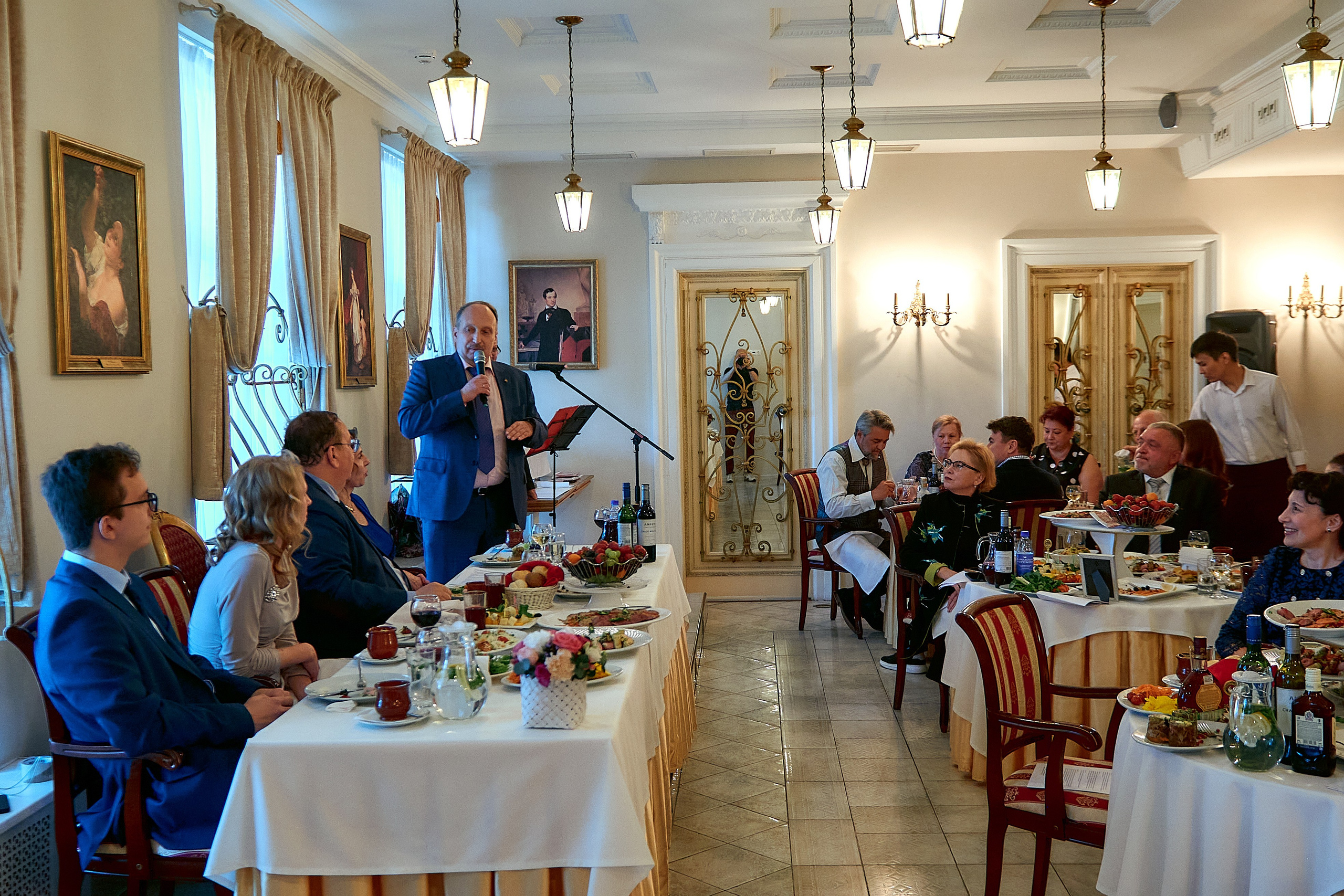 Юбилей Алексея в «Особняке Брюллова». Свадебный фотограф в Санкт-Петербурге Славин Денис