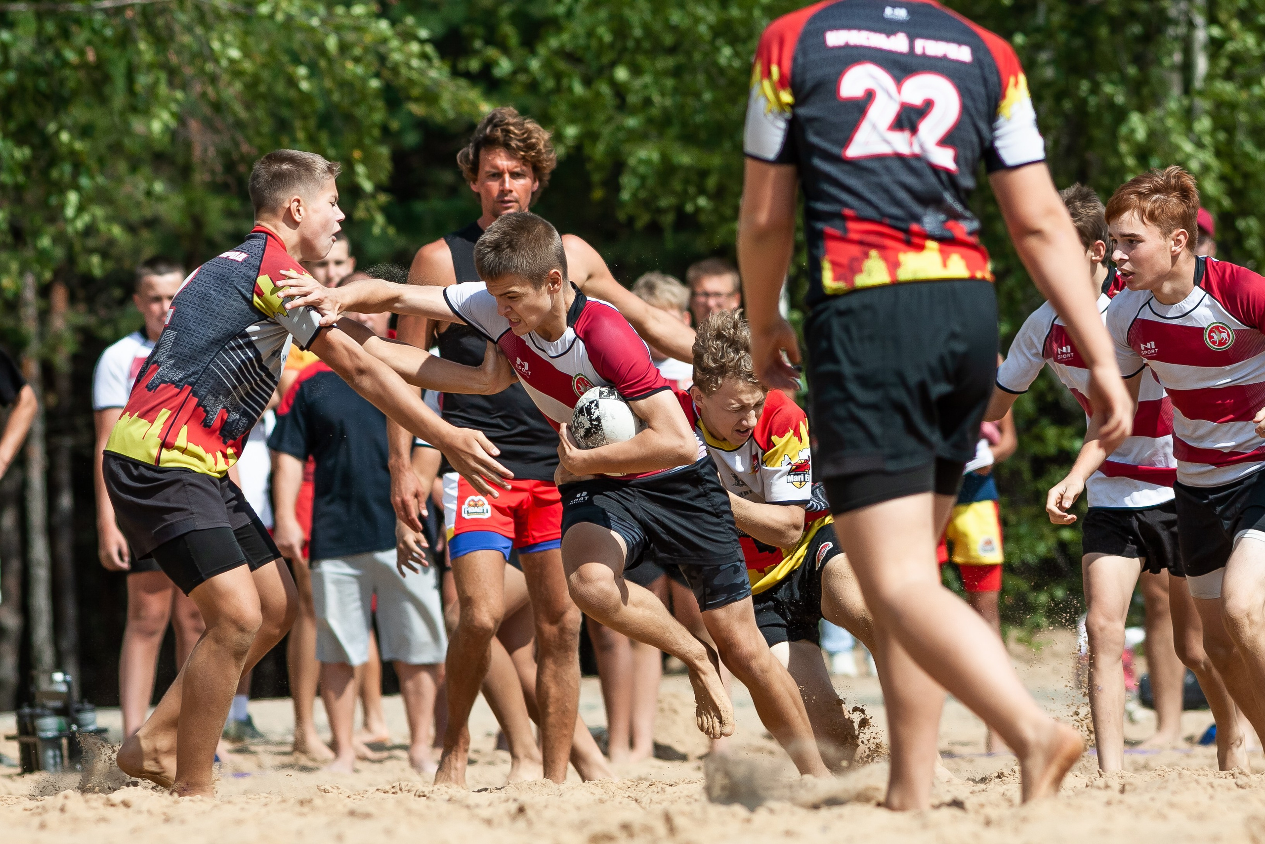 «Кубок «Молота» по пляжному Регби. Фотография