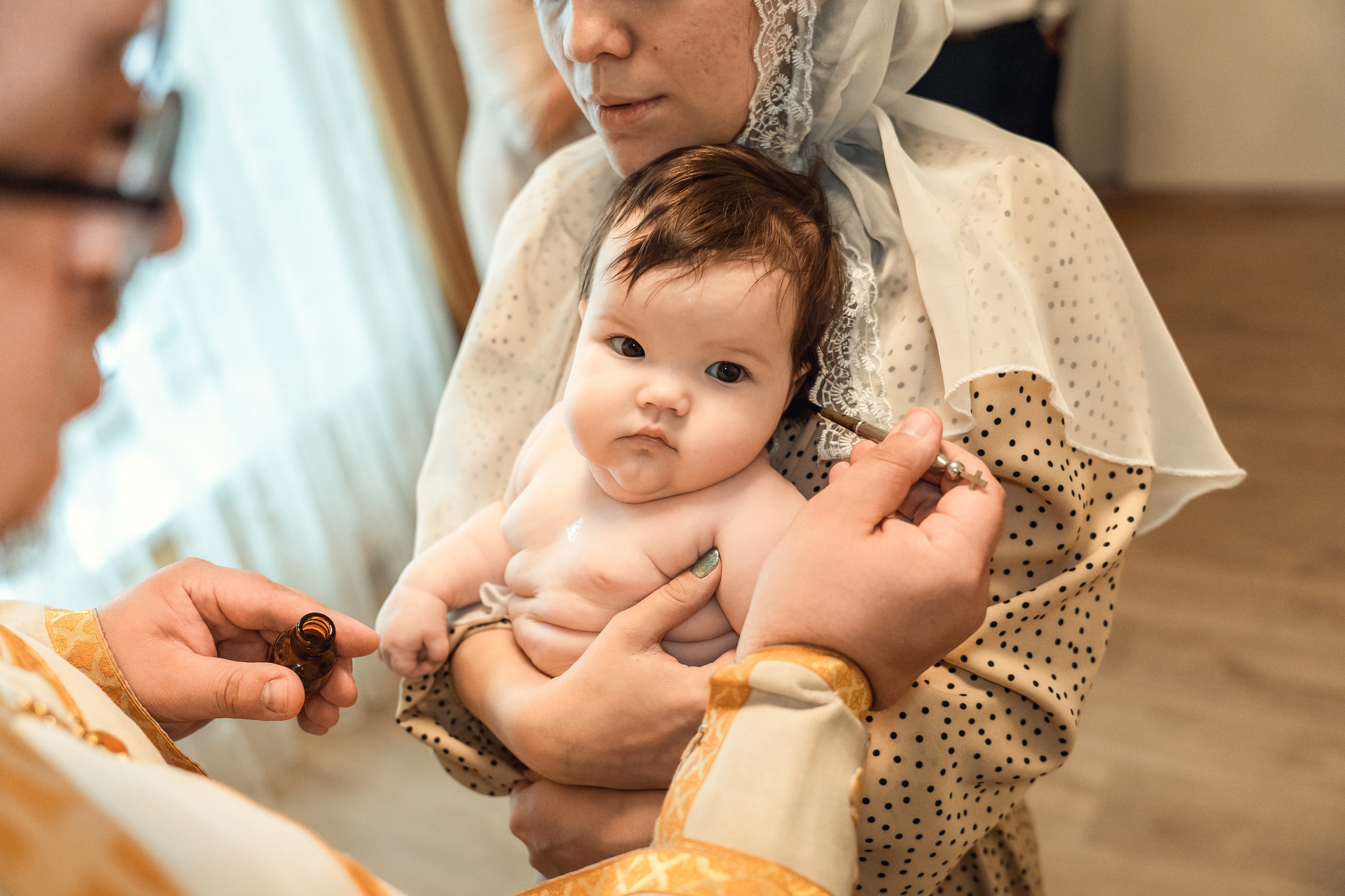Крещение Софии в соборе Всех Святых. Фотограф на Крещение Тула и Венчание в Туле, детский и семейный фотограф