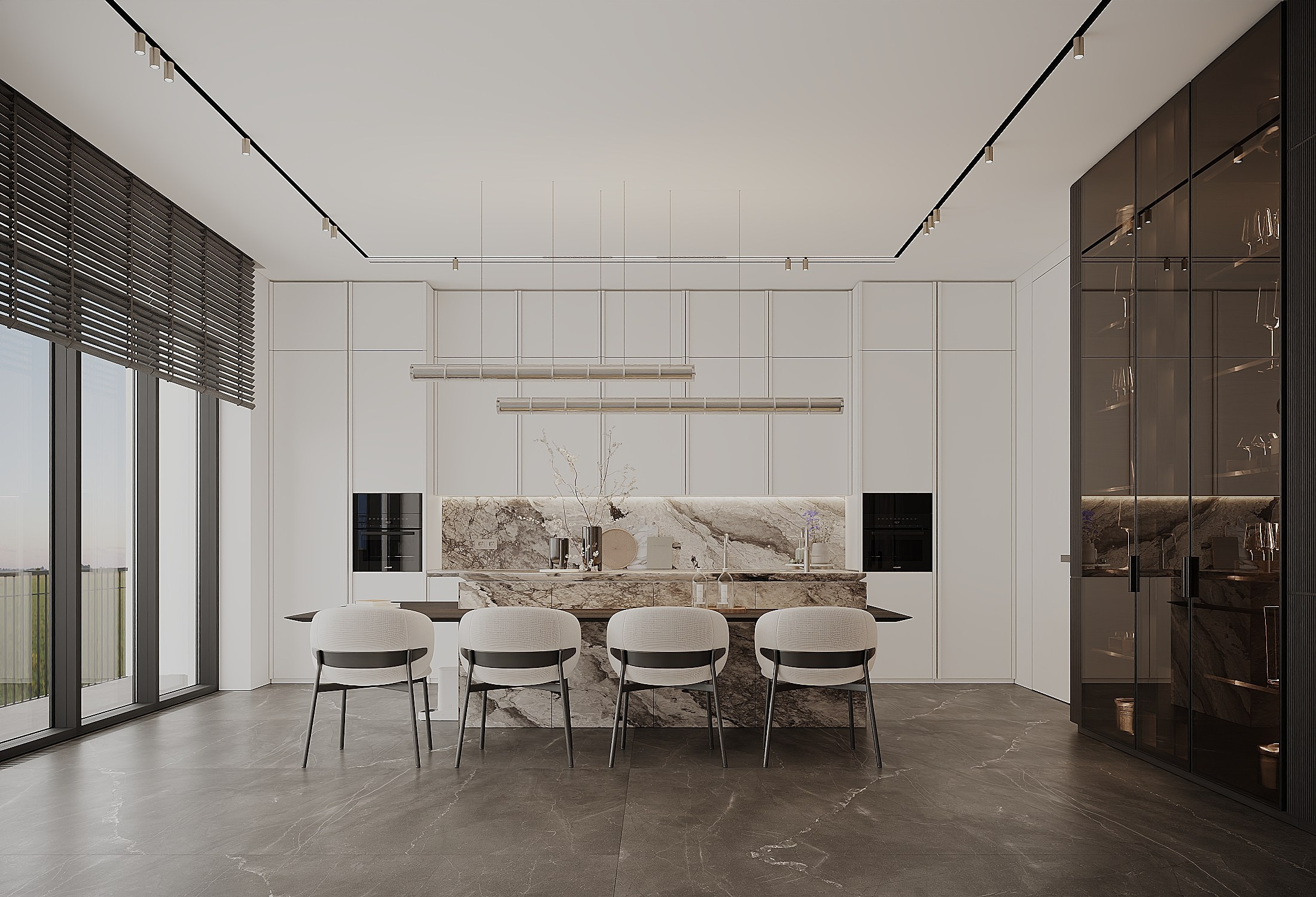ЧАСТНЫЙ ДОМ · РЕЗЕДЕНЦИЯ БЕРЕЗКИ. Студия дизайна полного цикла Design Buro Proekt