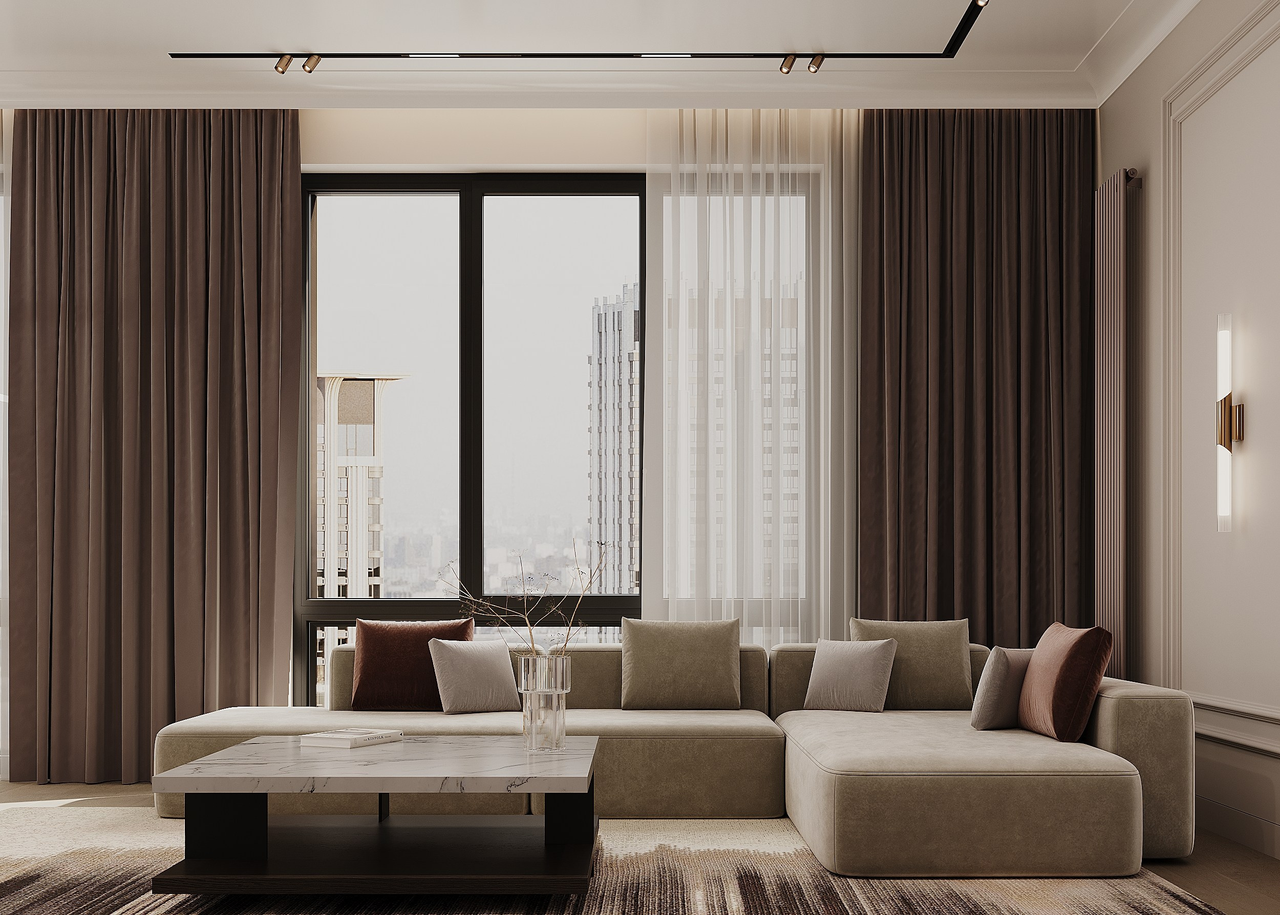 КВАРТИРА· ЖК ПАВЕЛЕЦКАЯ. Студия дизайна полного цикла Design Buro Proekt