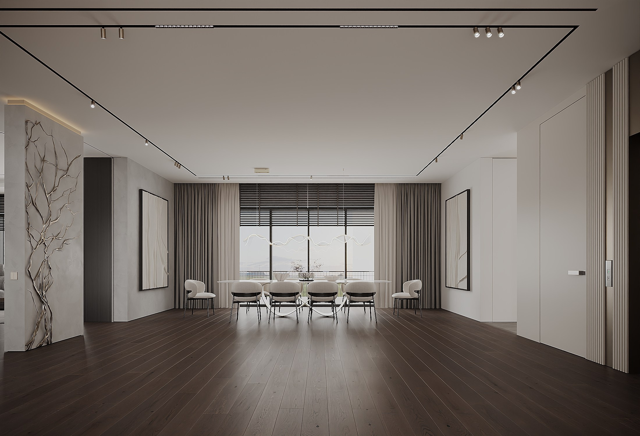 ЧАСТНЫЙ ДОМ · РЕЗЕДЕНЦИЯ БЕРЕЗКИ. Студия дизайна полного цикла Design Buro Proekt