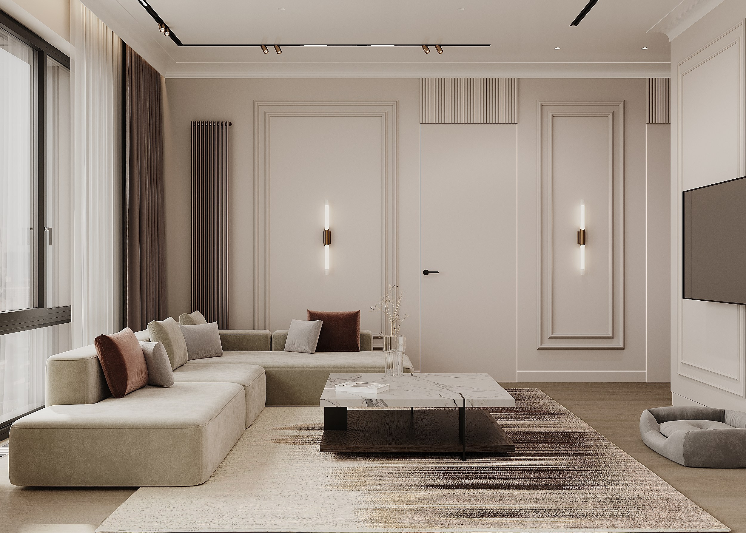 КВАРТИРА· ЖК ПАВЕЛЕЦКАЯ. Студия дизайна полного цикла Design Buro Proekt