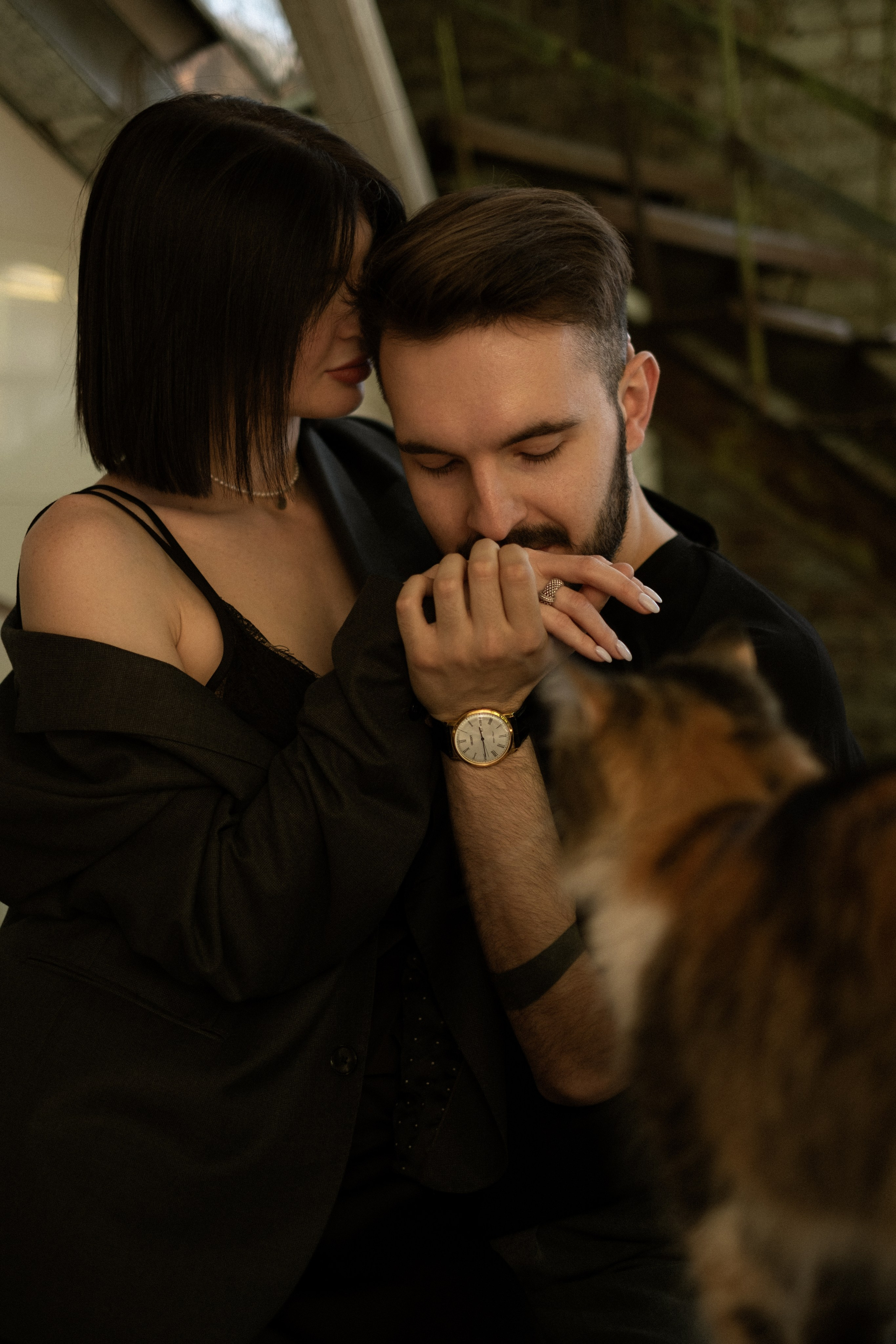 Настя и Максим. Фотограф в Москве. Женский и мужской портрет, лавстори (love story)