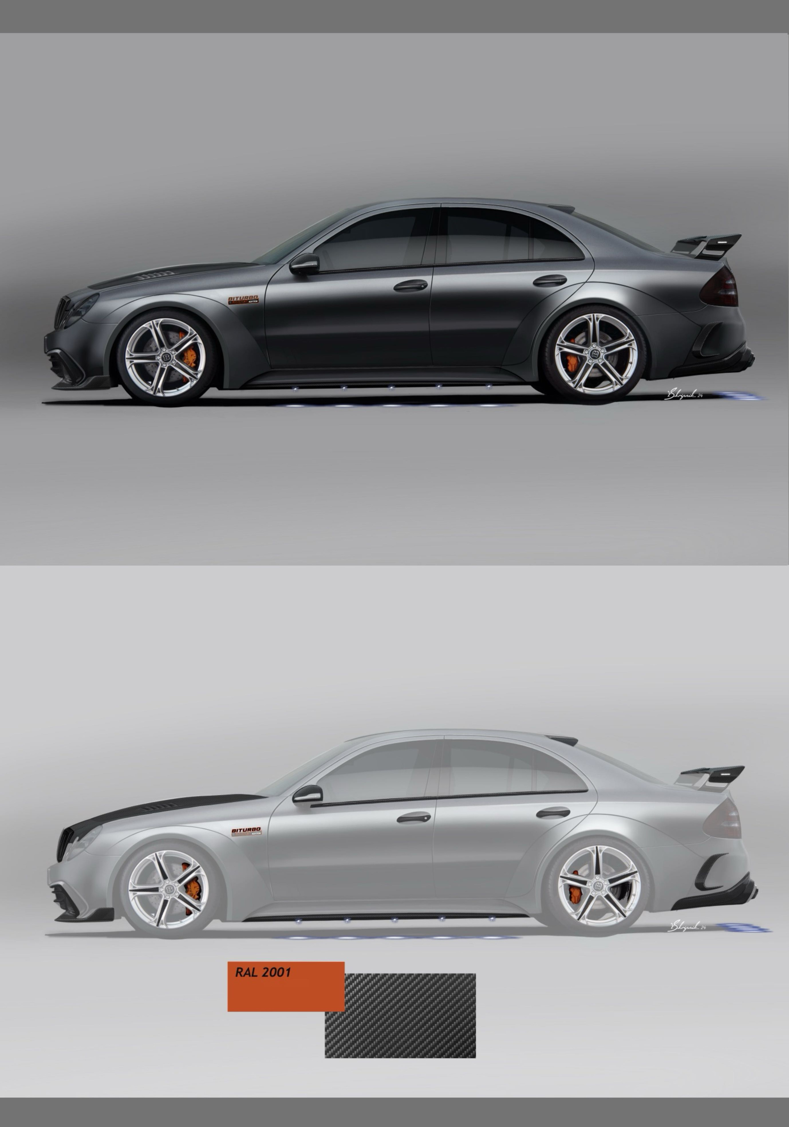 Mercedes W211 Rocket. Design Yachts and Cars