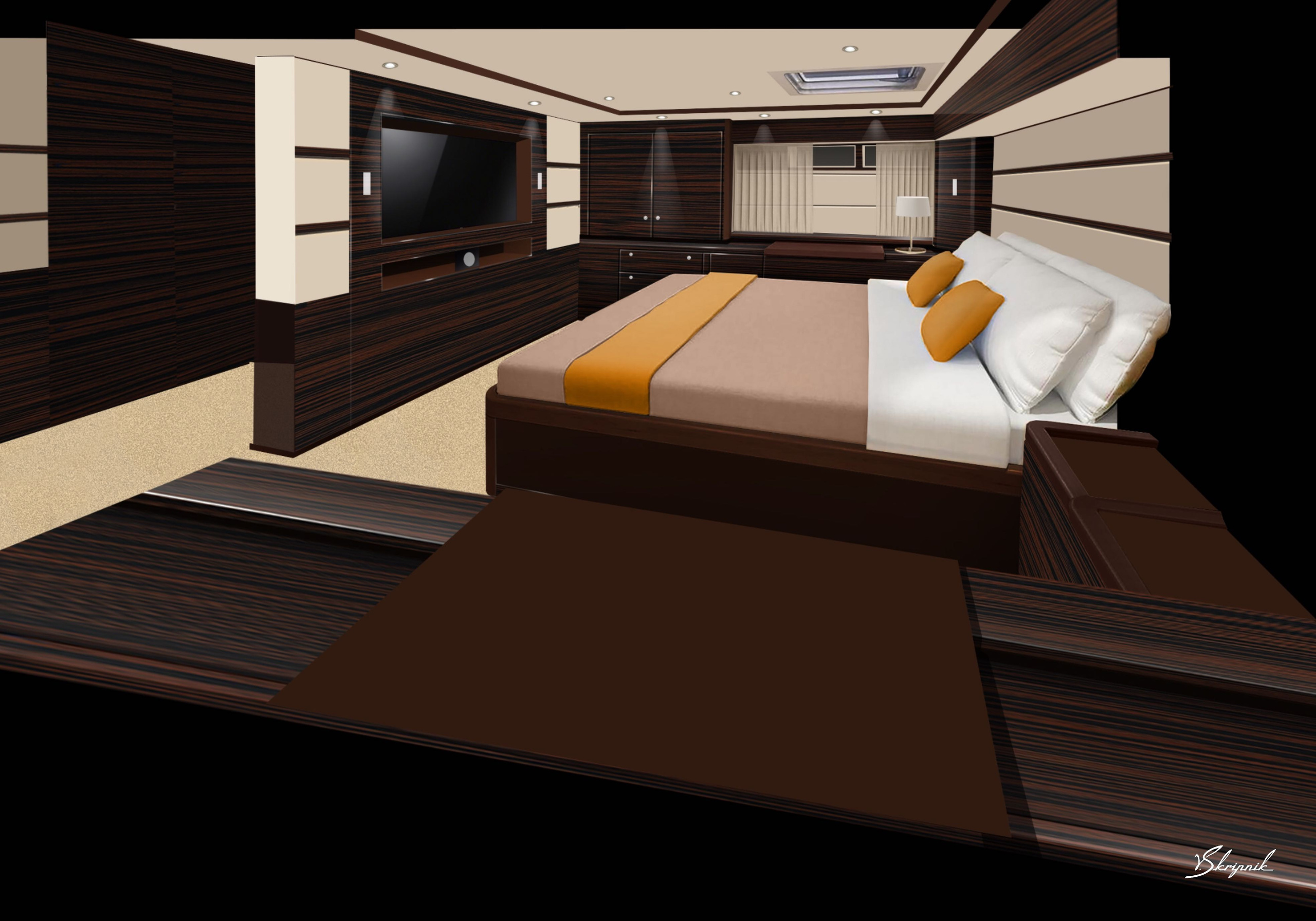 Индивидуальный дизайн парусной яхты Oyster 625. Design Yachts and Cars