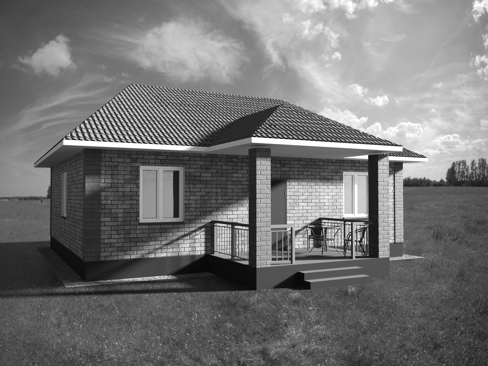 Поселок Журиничи. Interior designer Nataliia Iksanova