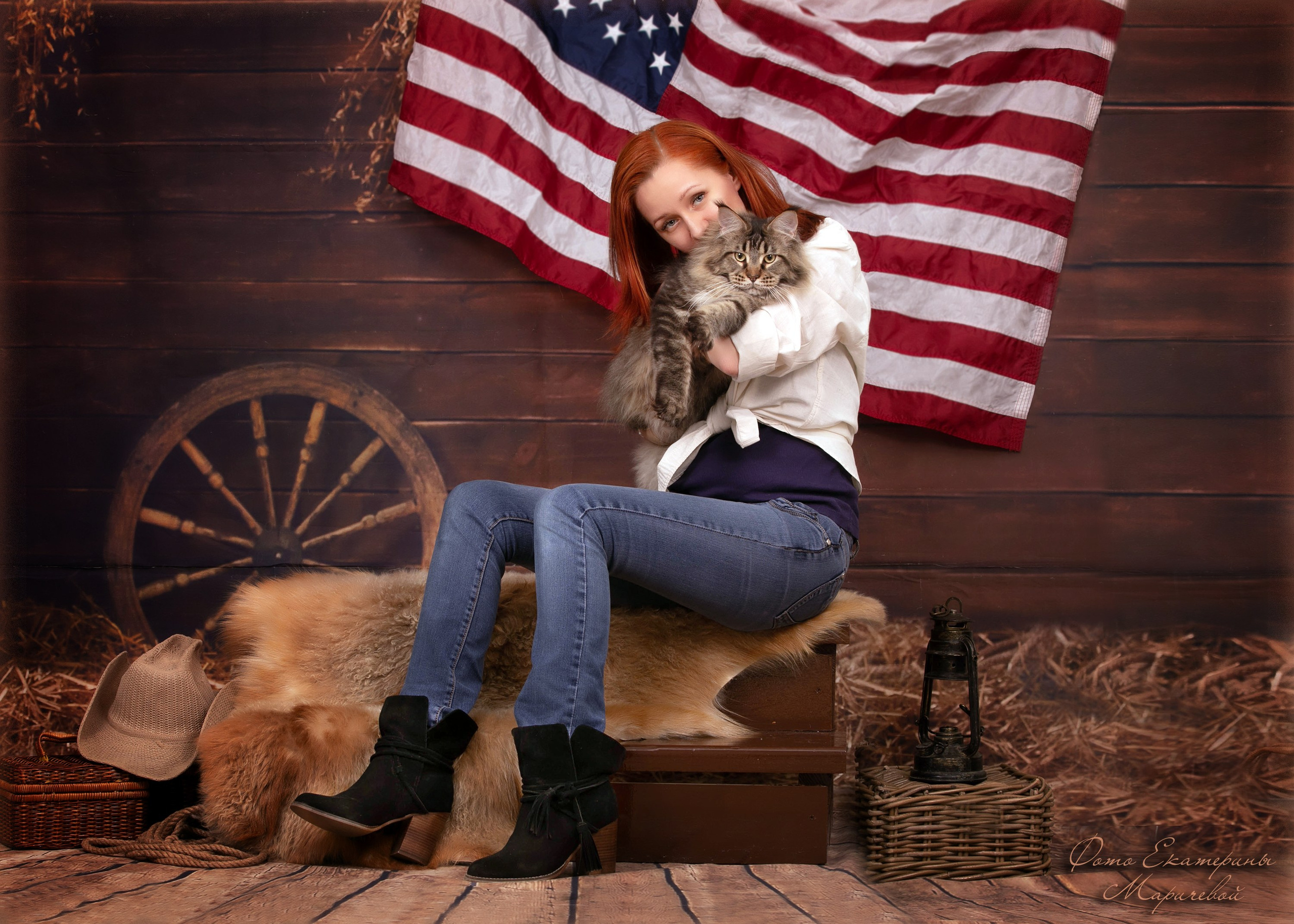 Тематические фоны с рисунком. Фотограф-анималист в Омске Екатерина Маричева