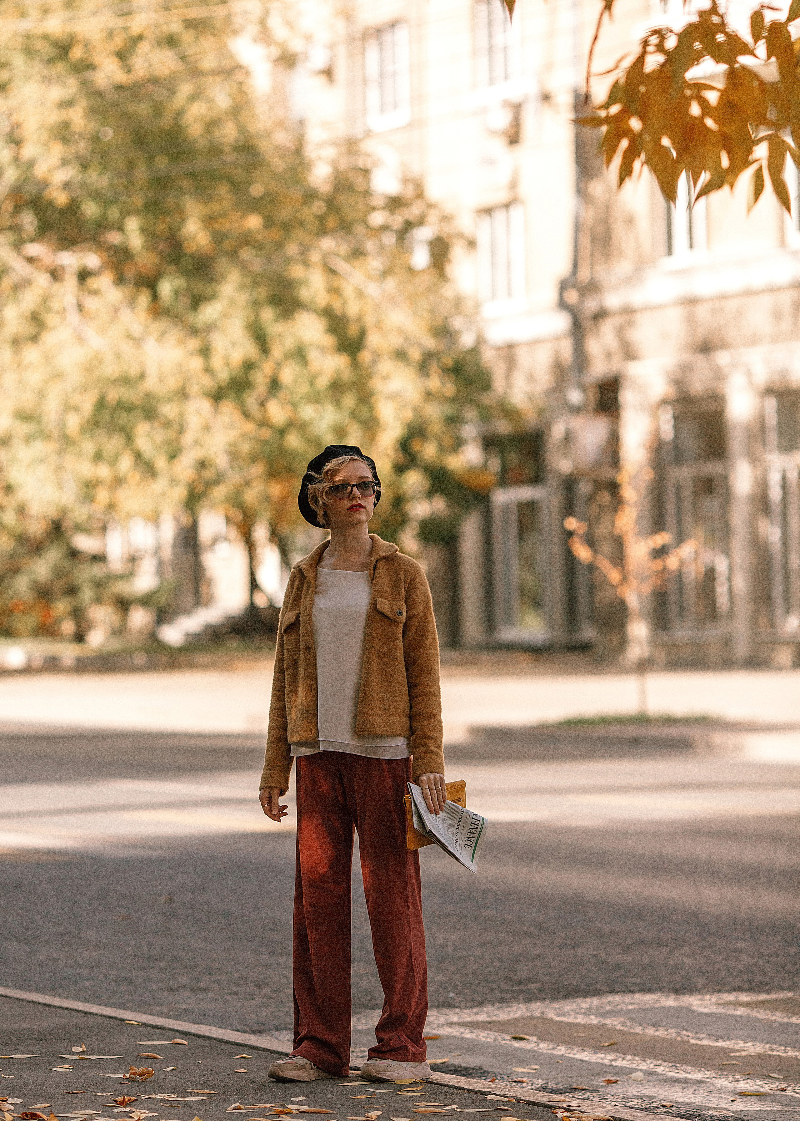 Осенняя прогулка в сквере. Фотограф Софья Васильковская